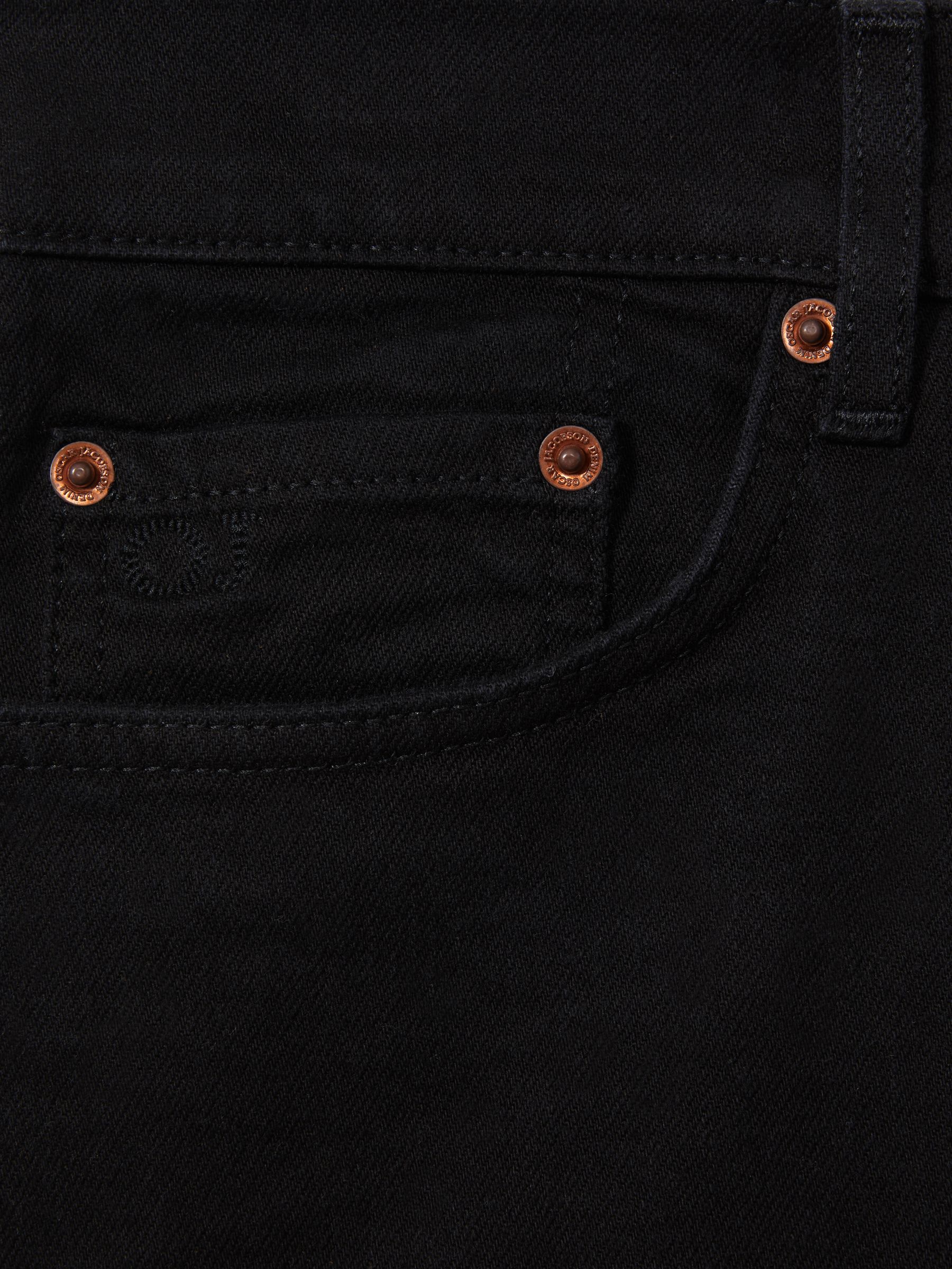 Oscar Jacobson Slim Fit Jeans in Black - Image 6 of 6