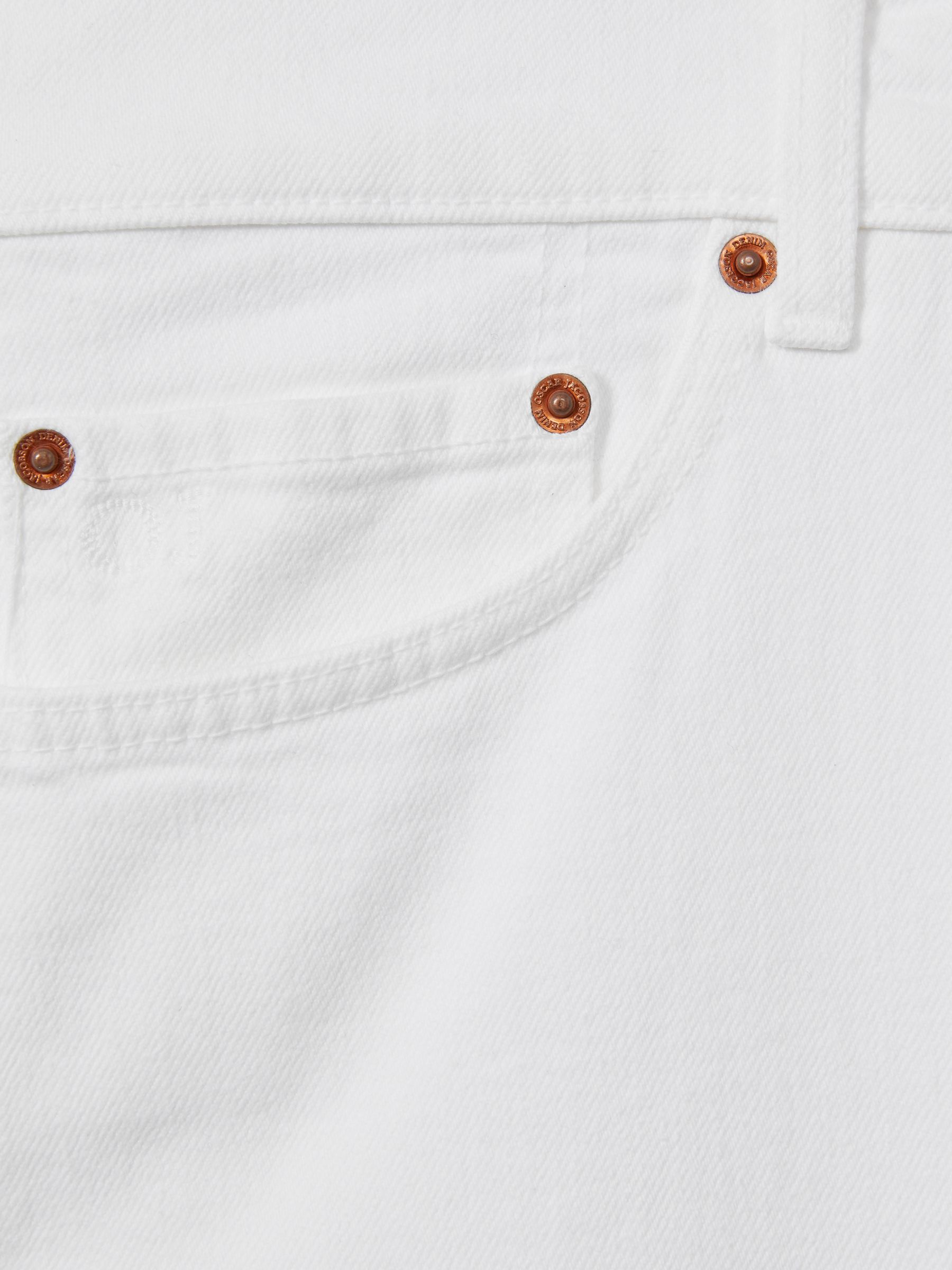 Oscar Jacobson Slim Fit Jeans in Snow White - Image 6 of 6