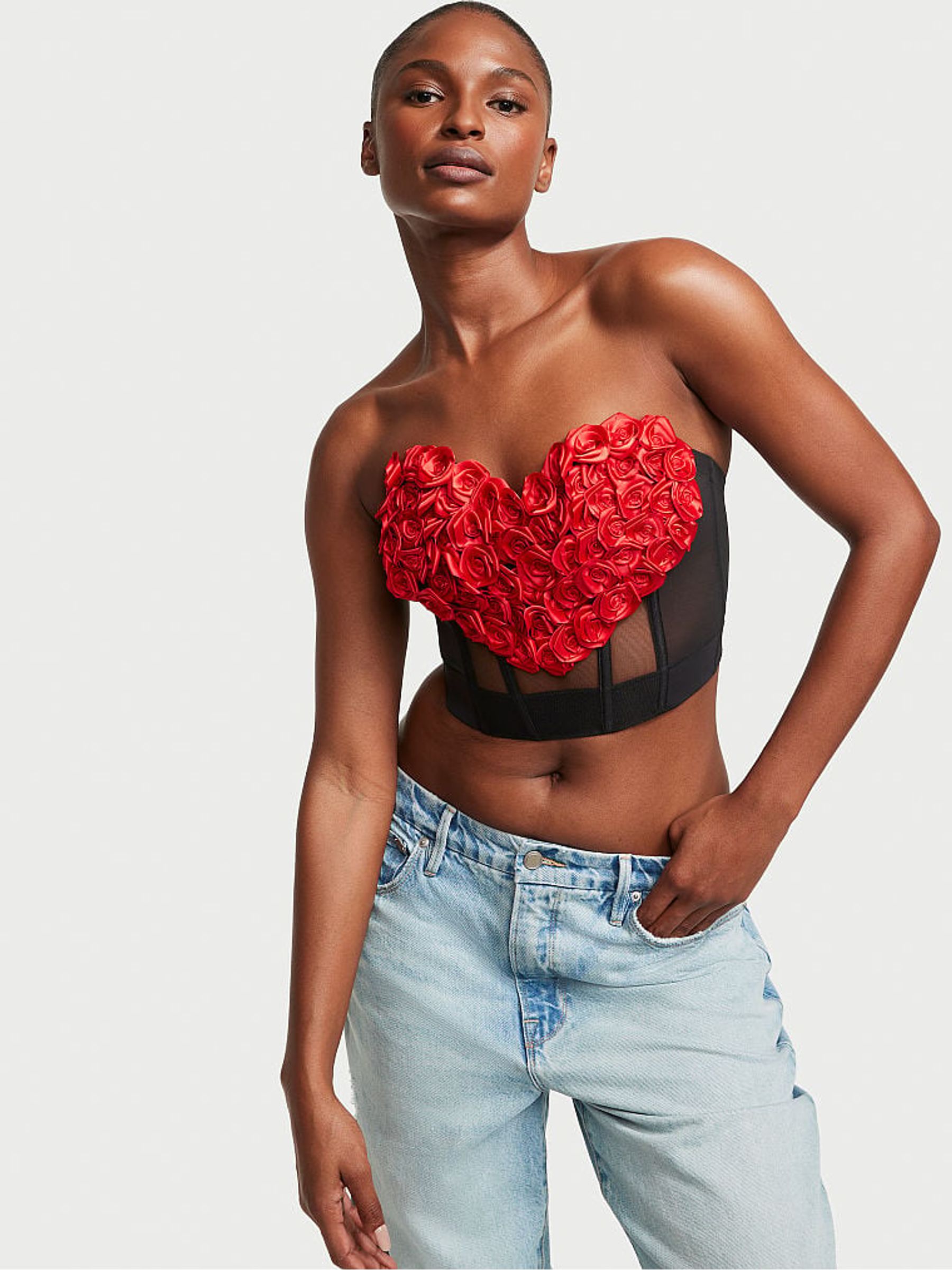 Black Archive Heart Corset | Victoria's Secret Ireland
