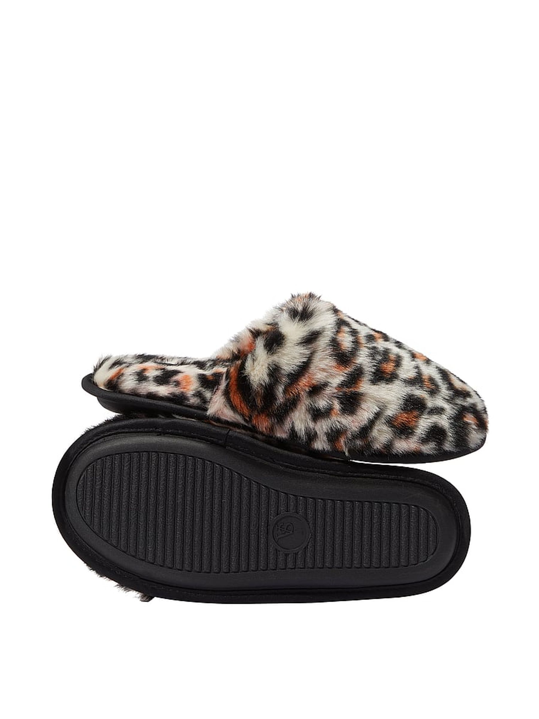 Leopard Brown Closed Toe Slipper - Image 2 of 2
