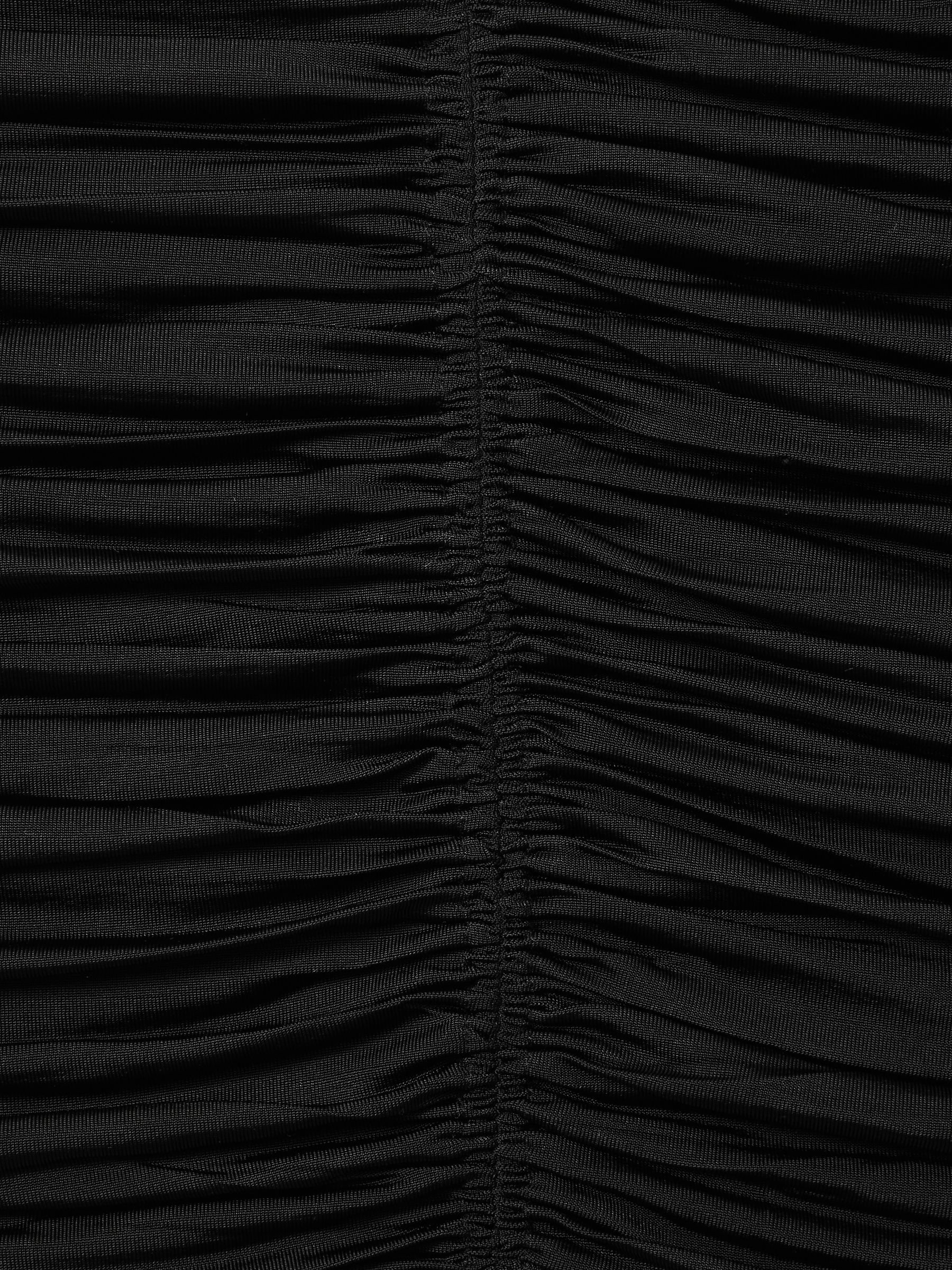 Ruched Strapless Tube Top in Black - Image 6 of 6