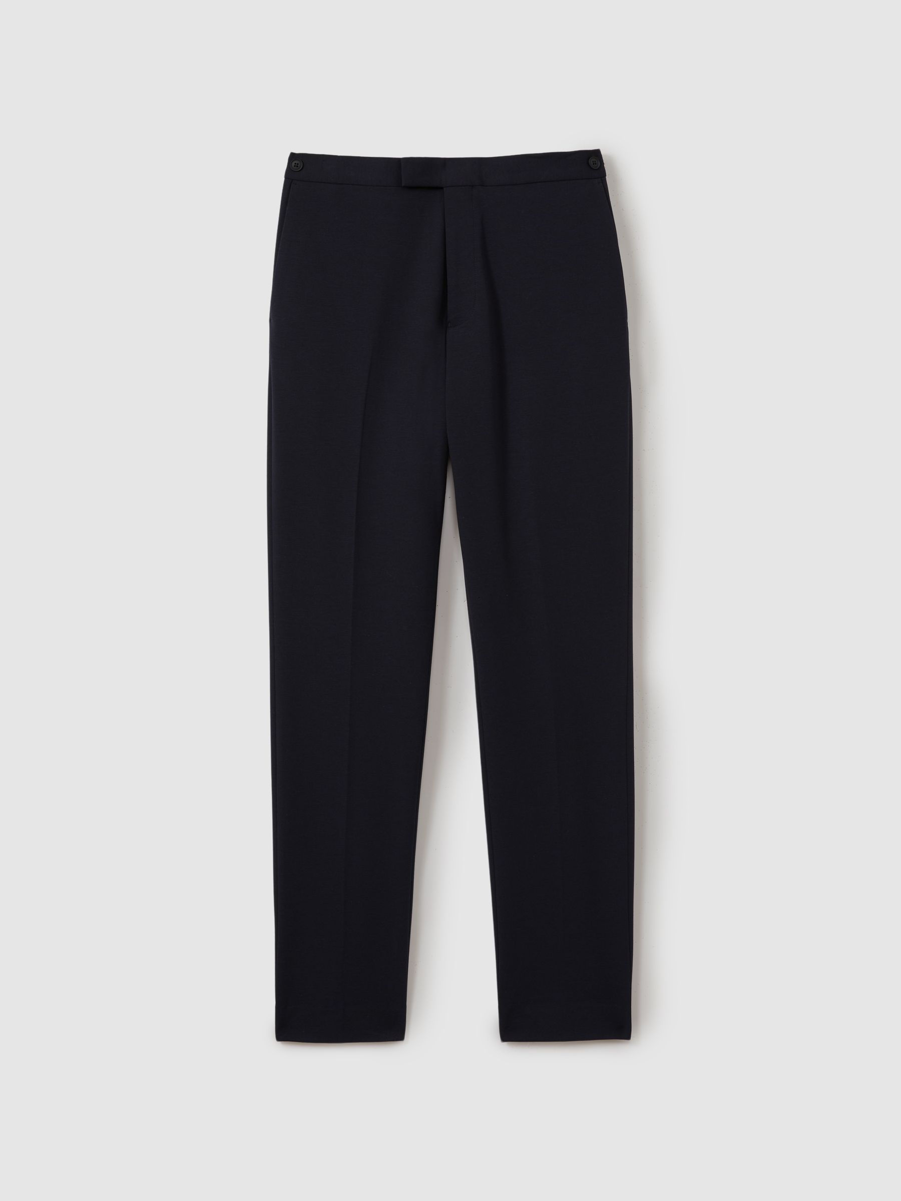 Jersey Suit Trousers in Navy - Image 2 of 5