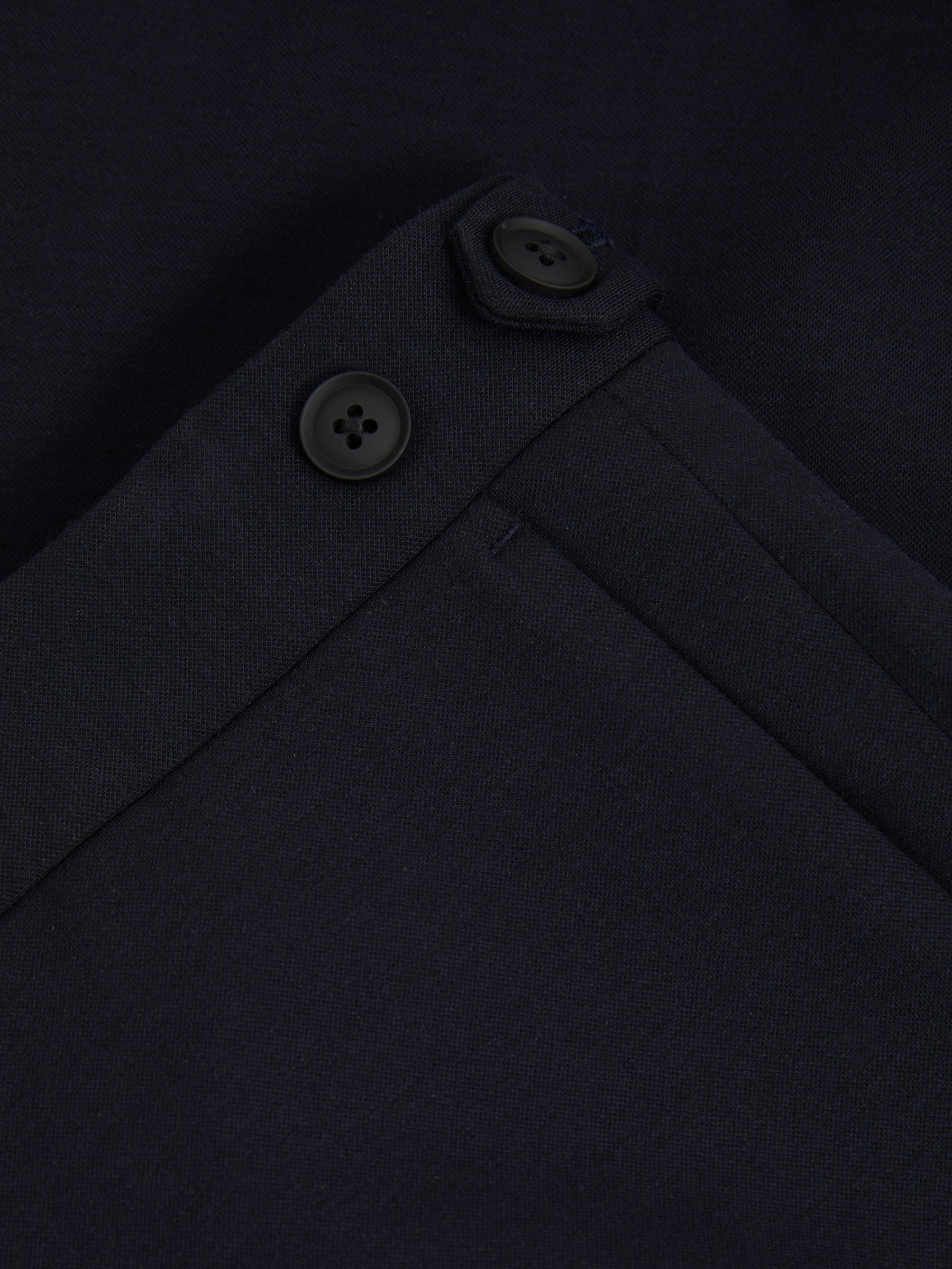 Jersey Suit Trousers in Navy - Image 5 of 5