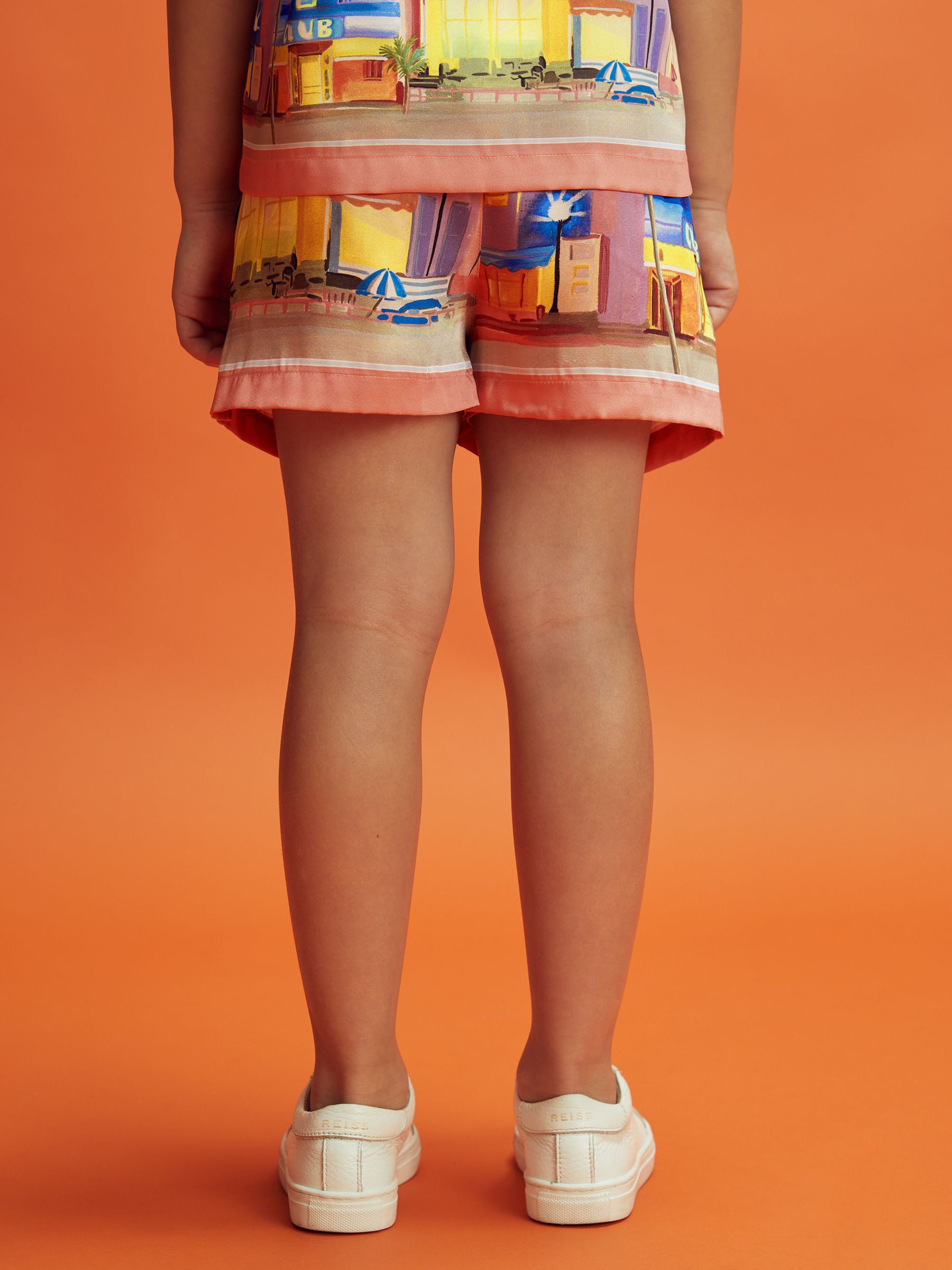 Senior McLaren F1 Miami Drawstring Shorts in Pink Multi - Image 6 of 7