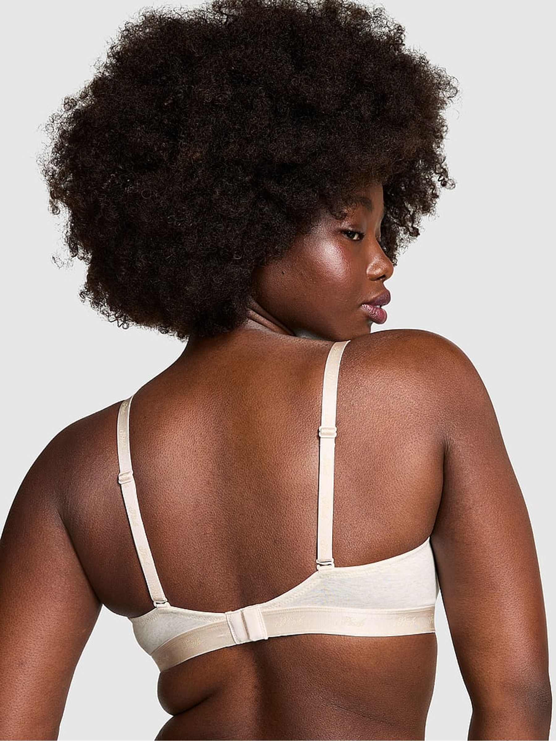 Nude Oatmeal Heather Push Up Bra - Image 2 of 3