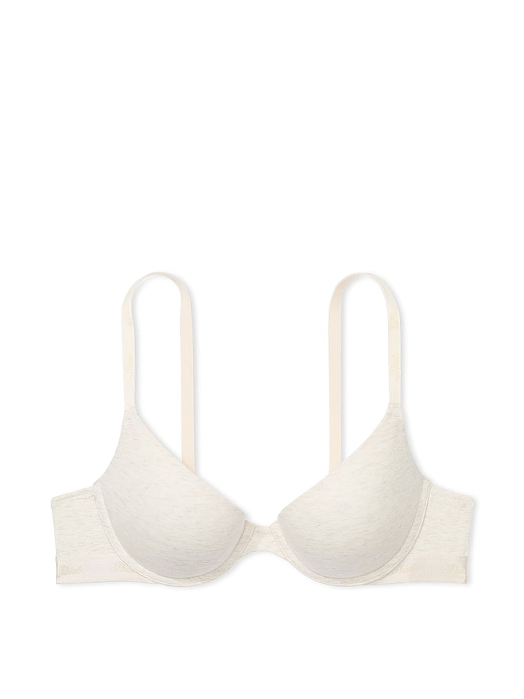 Nude Oatmeal Heather Push Up Bra - Image 3 of 3