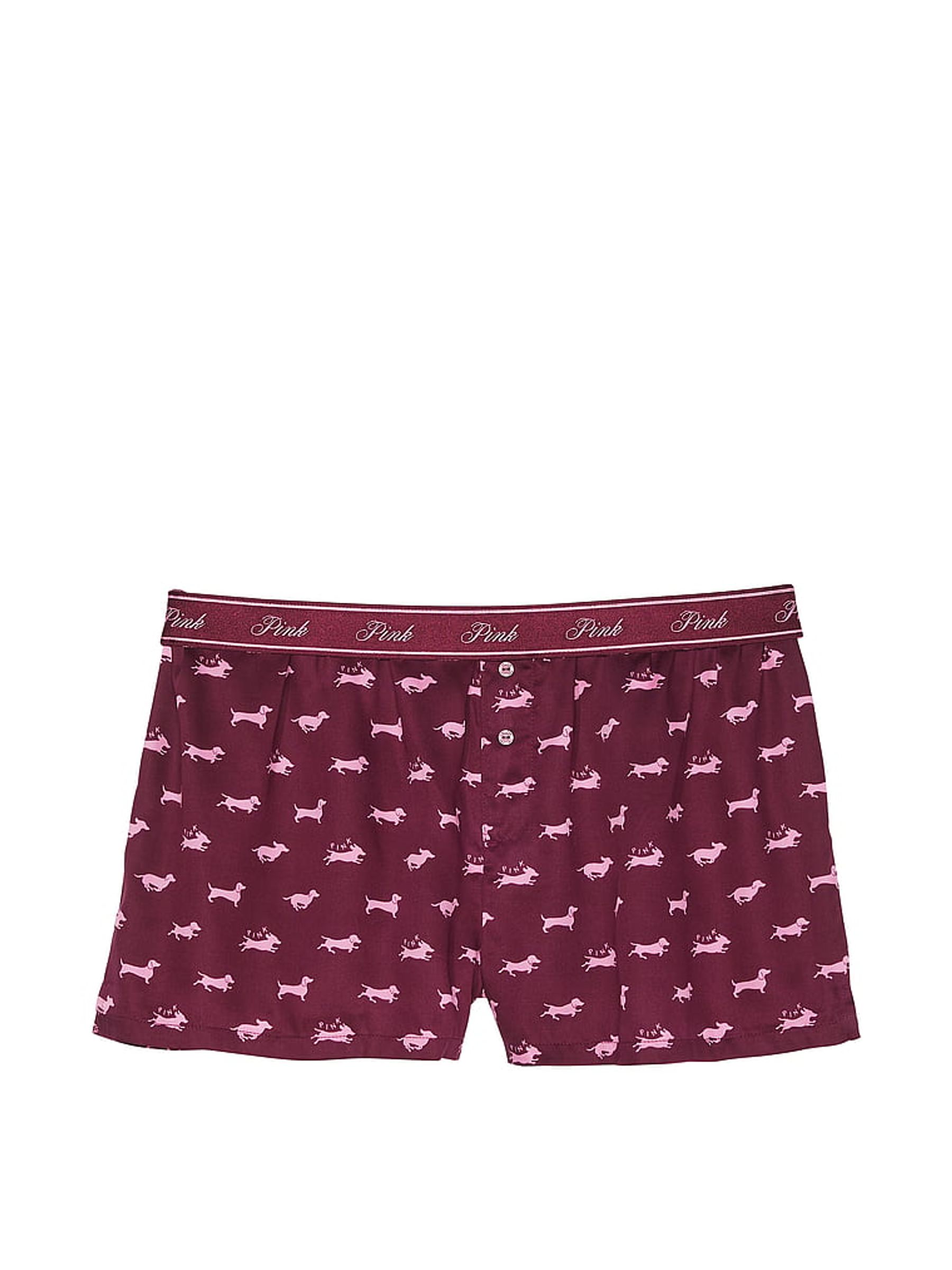 Red Kir Dog Short TENCEL™ Pyjama Bottoms - Image 4 of 4