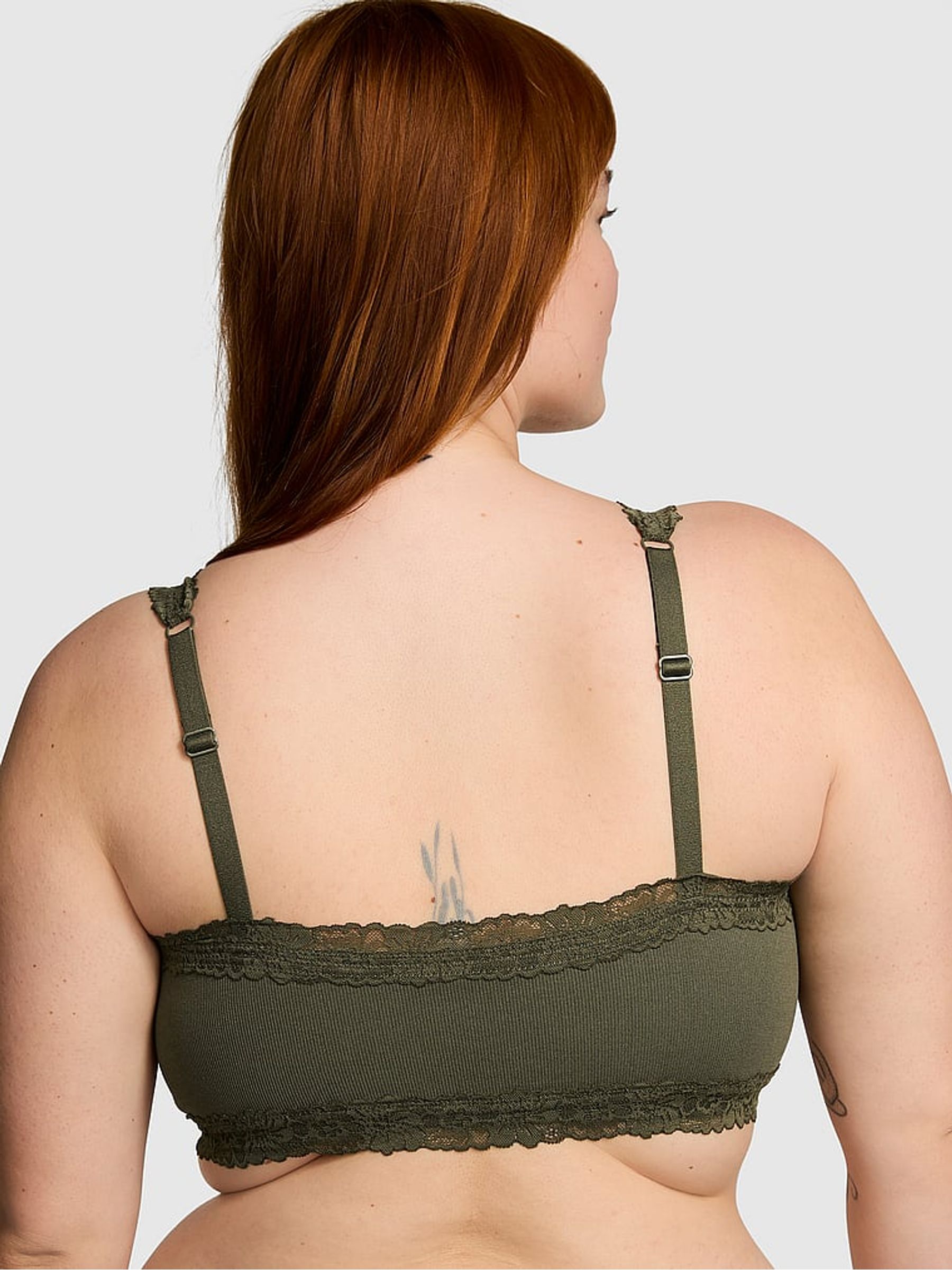 Olive Green Seamless Bralette - Image 2 of 3