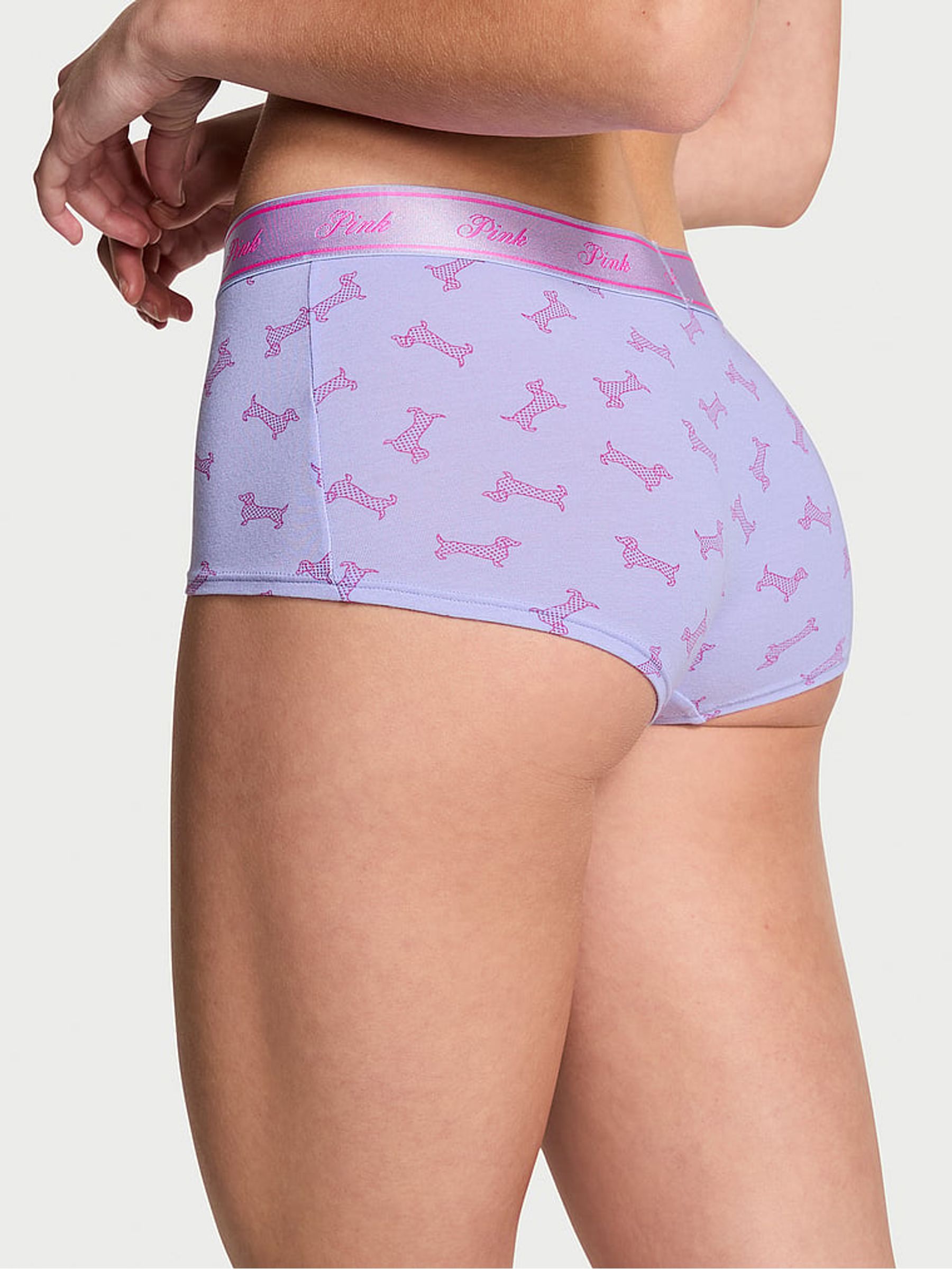 Purple Cloud Dogs Short Cotton Logo Knickers - Image 2 of 3