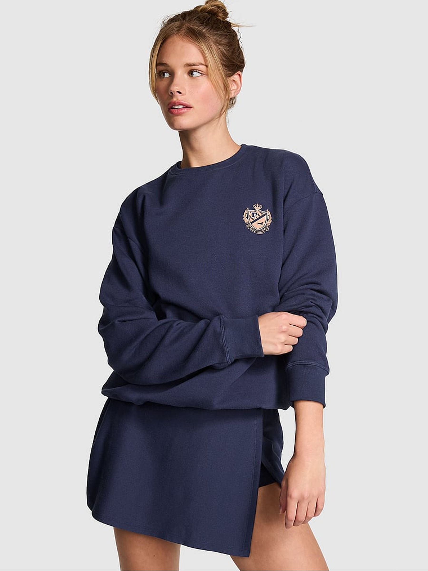 Midnight Navy Blue Fleece Sweatshirt - Image 1 of 3