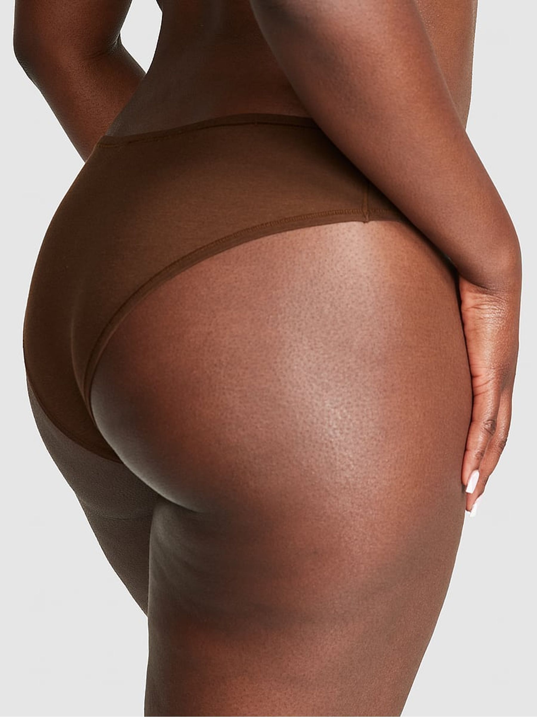 Ganache Nude Cheeky Cotton Knickers - Image 2 of 3