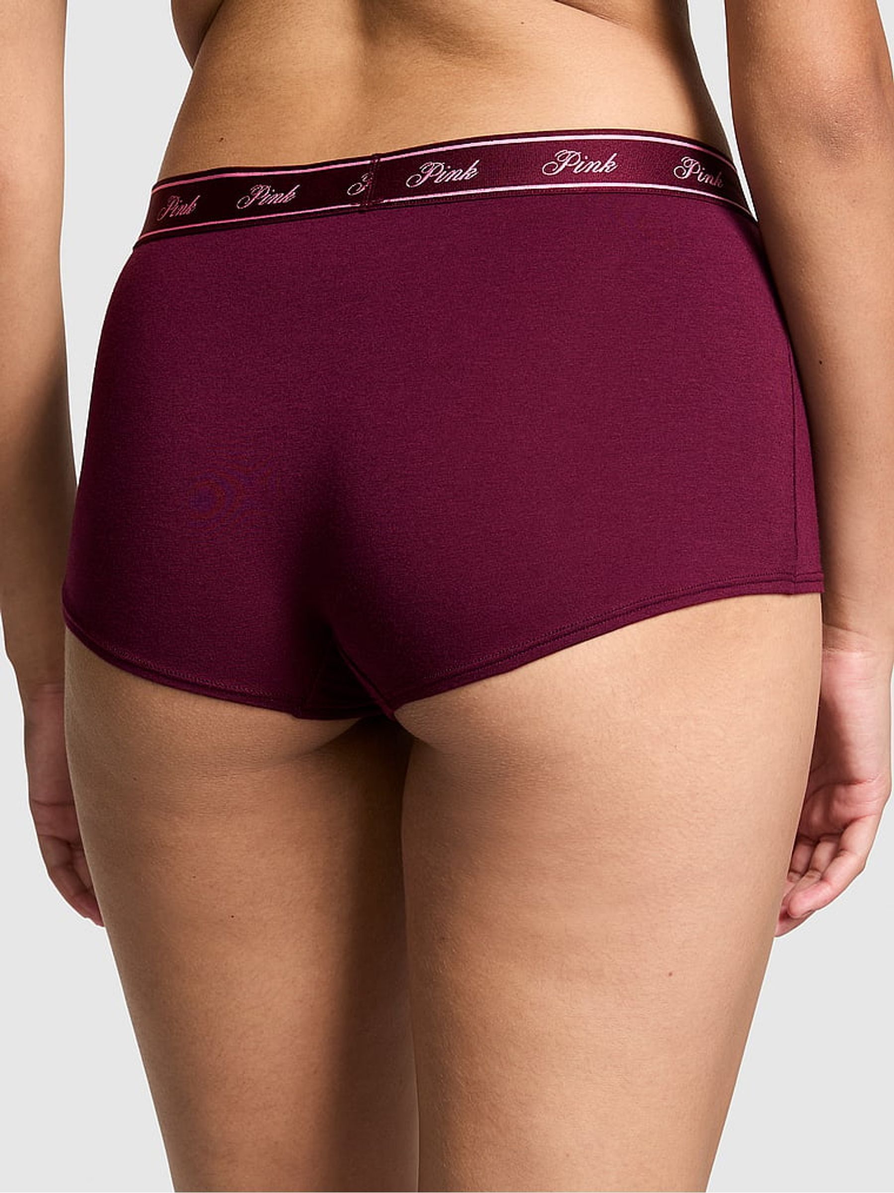 Purple Rose Short Cotton Logo Knickers - Image 2 of 3