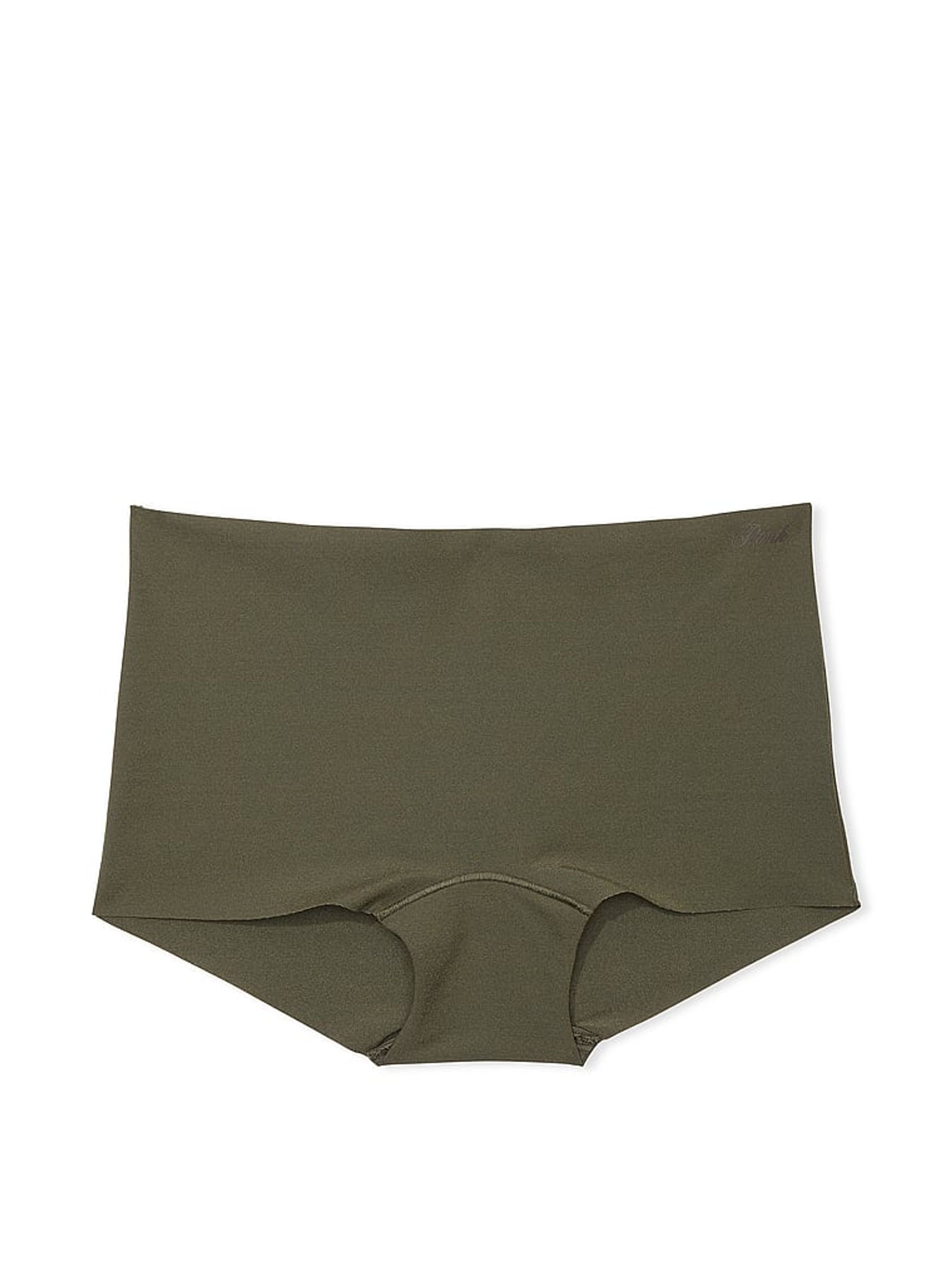 Green Olive Short No Show Lace Trim Hipster Knickers - Image 3 of 3