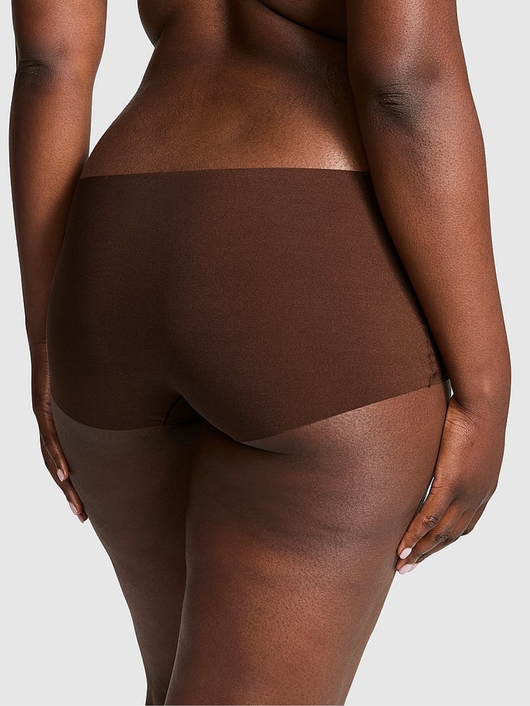 Nude Ganache Short No Show Lace Trim Hipster Knickers - Image 2 of 4