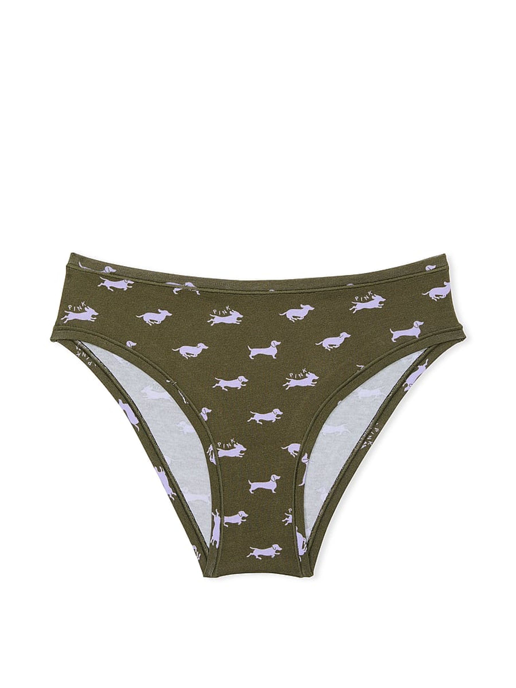 Olive Green Cheeky Cotton Cheeky Knickers - Image 3 of 3