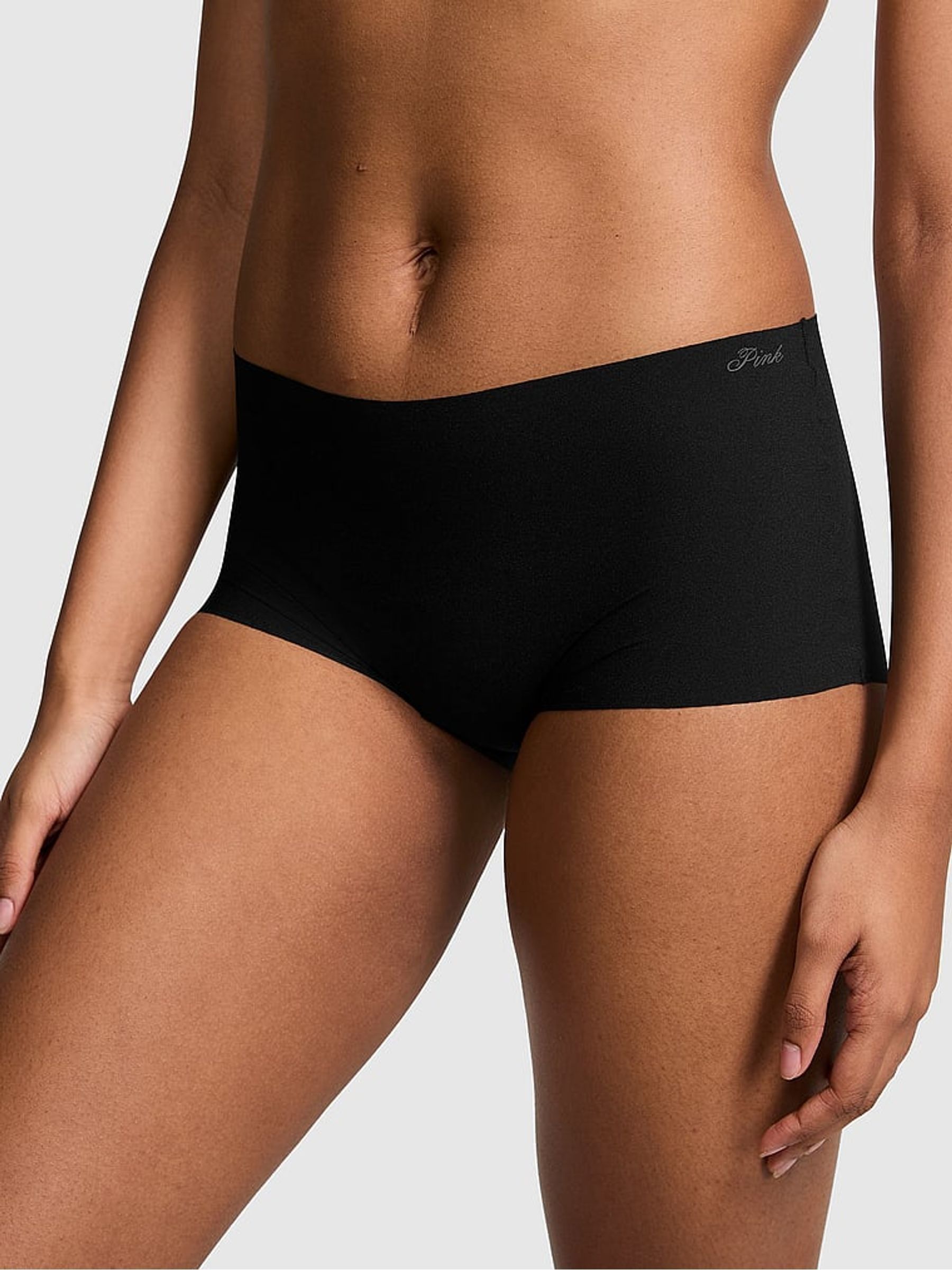 Black Short No Show Cheeky Knickers - Image 1 of 3