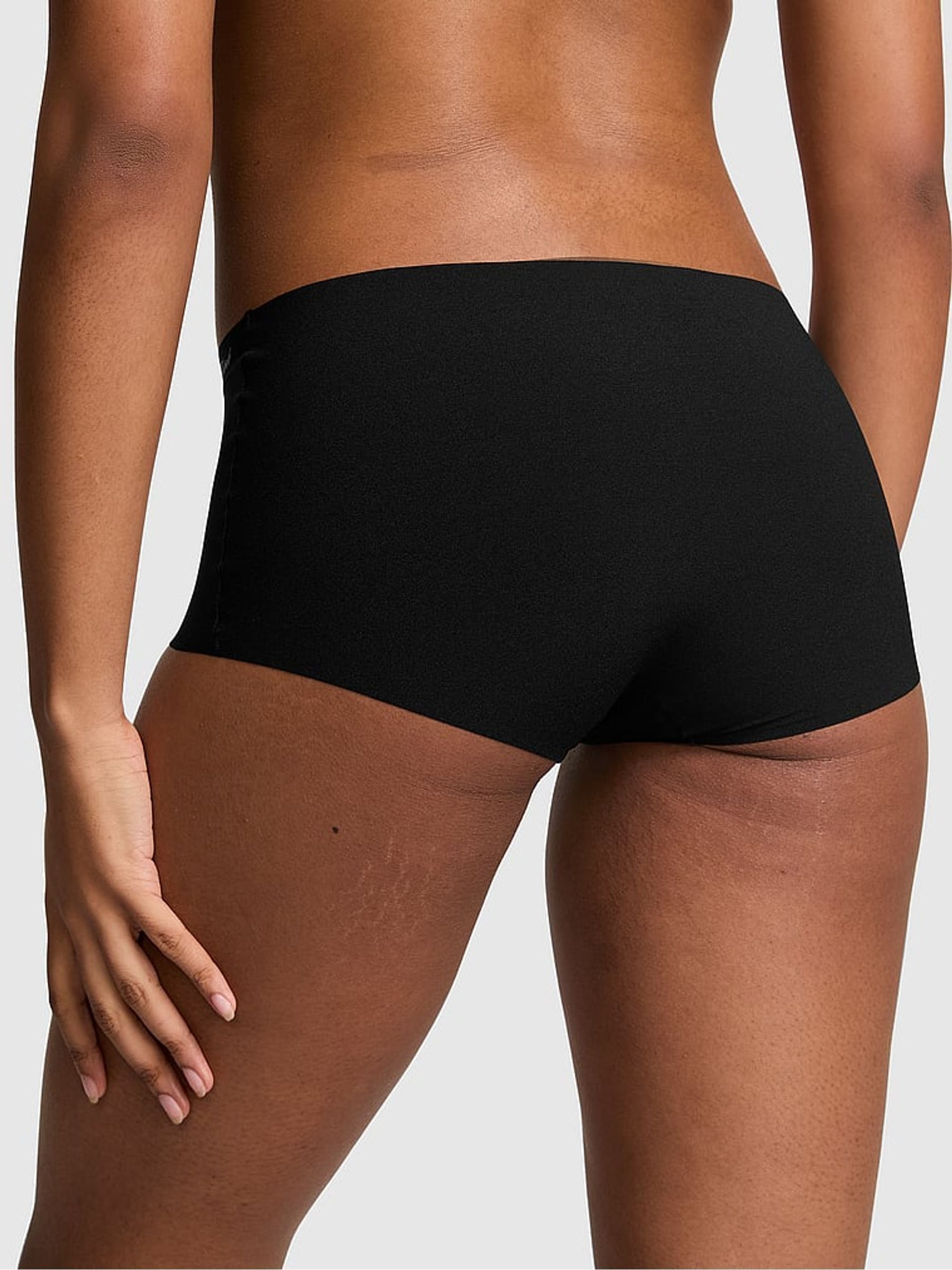 Black Short No Show Cheeky Knickers - Image 2 of 3