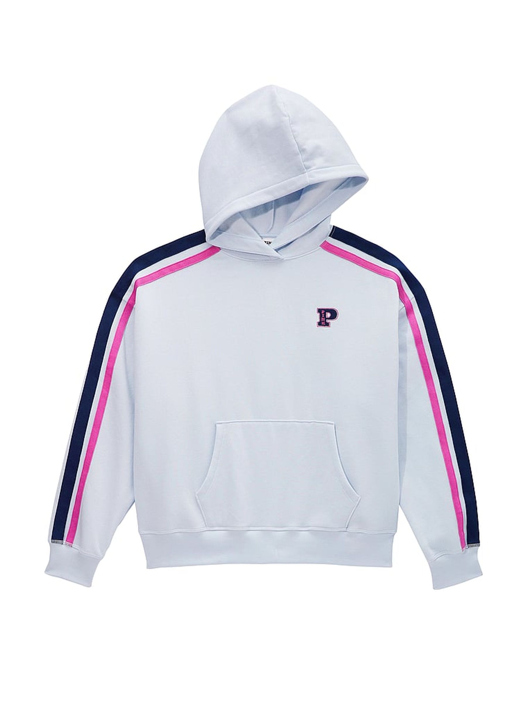 Hydrangea Blue Pullover Fleece Hoodie - Image 3 of 3