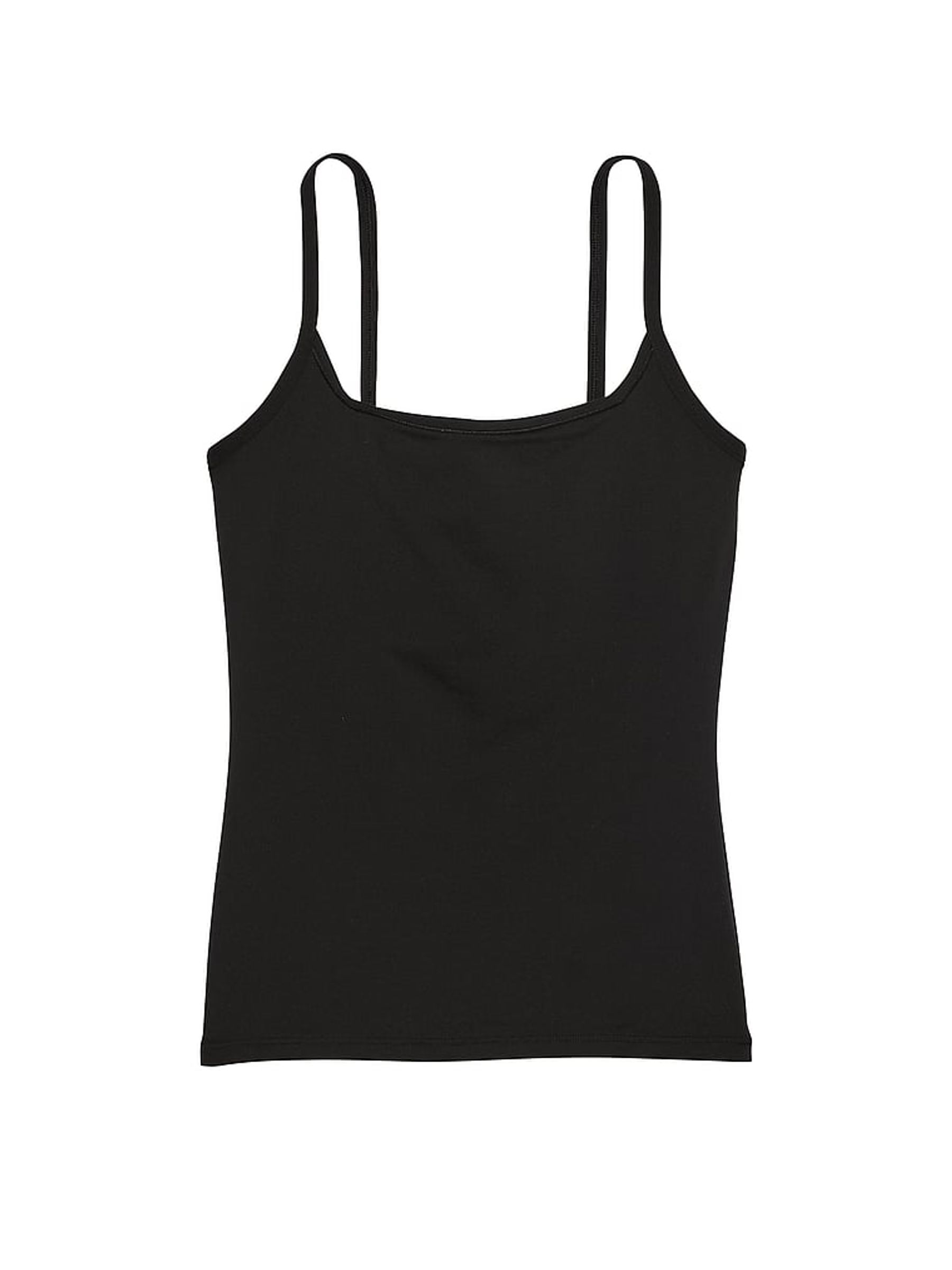Black Scoop Neck Soft Stretch Cami Top - Image 3 of 3