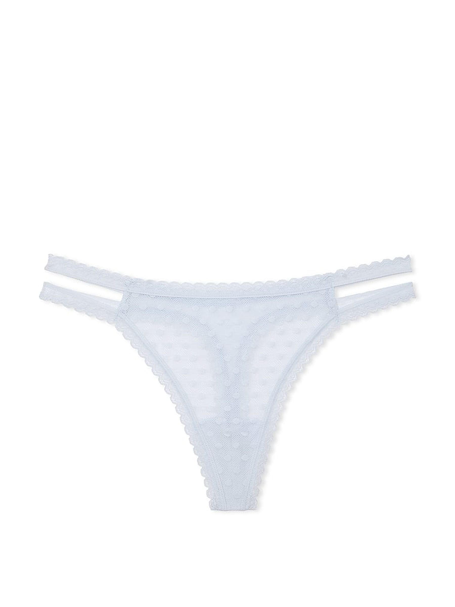 Hydrangea Blue Dainty Dot Thong Knickers - Image 3 of 3