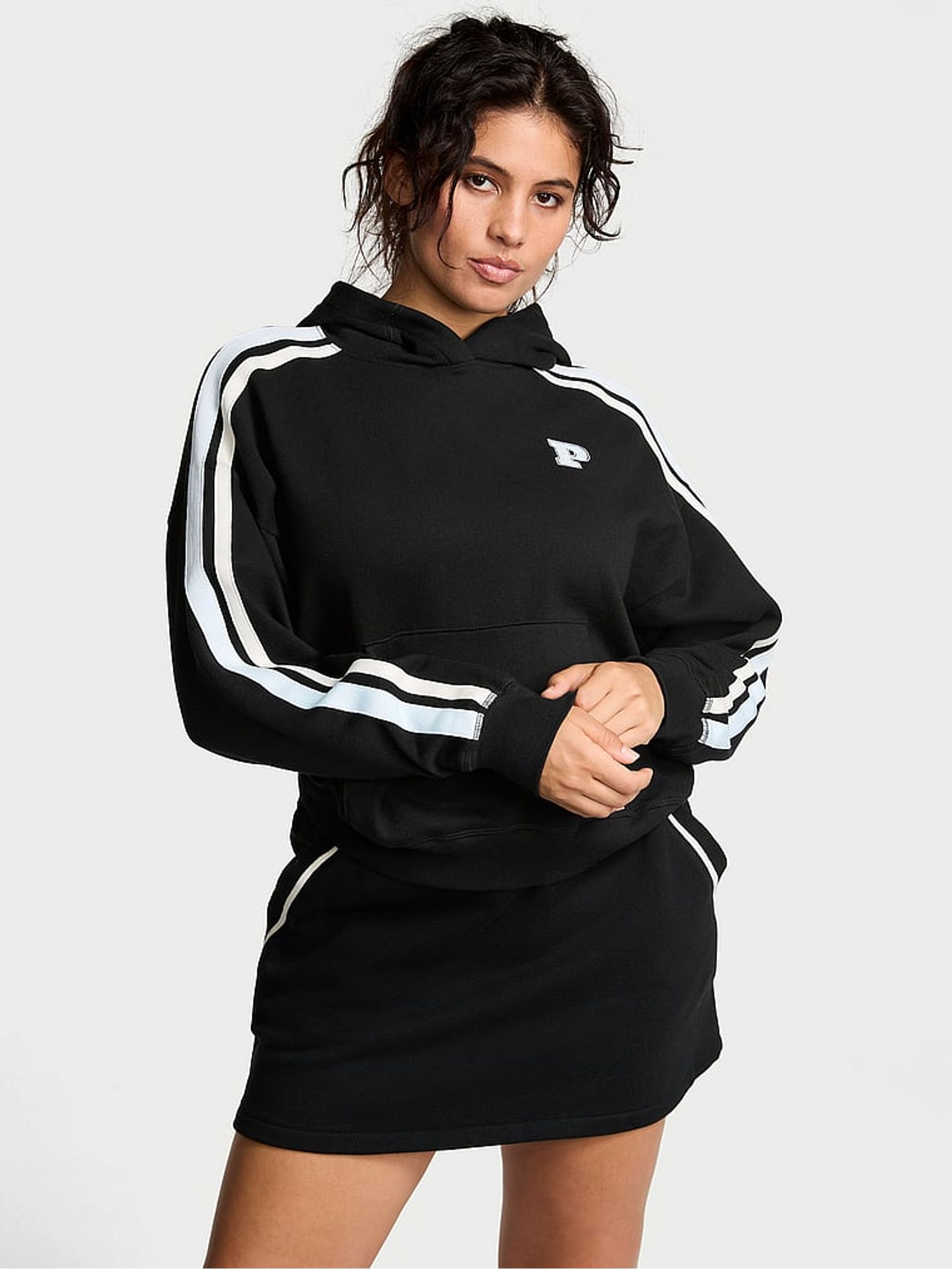 Black Pullover Fleece Hoodie - Image 1 of 4