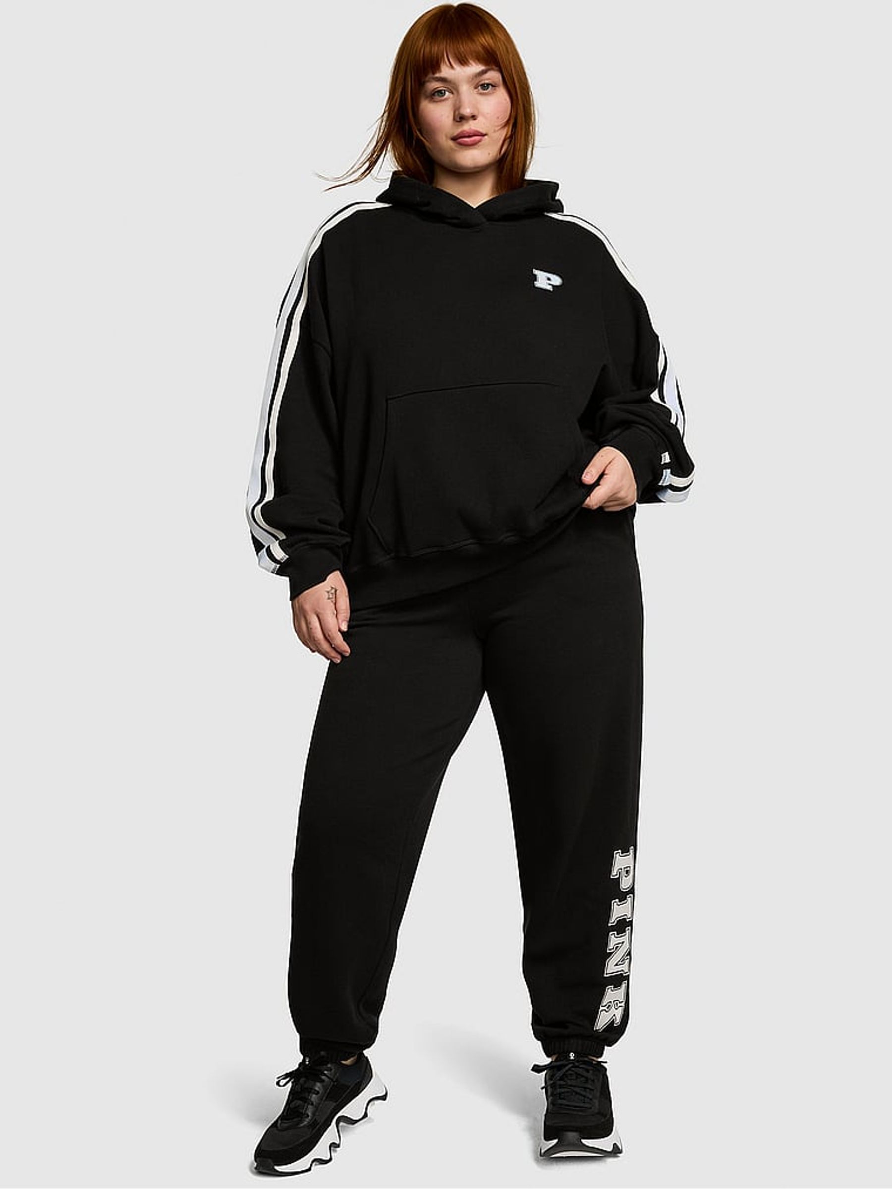 Black Pullover Fleece Hoodie - Image 3 of 4