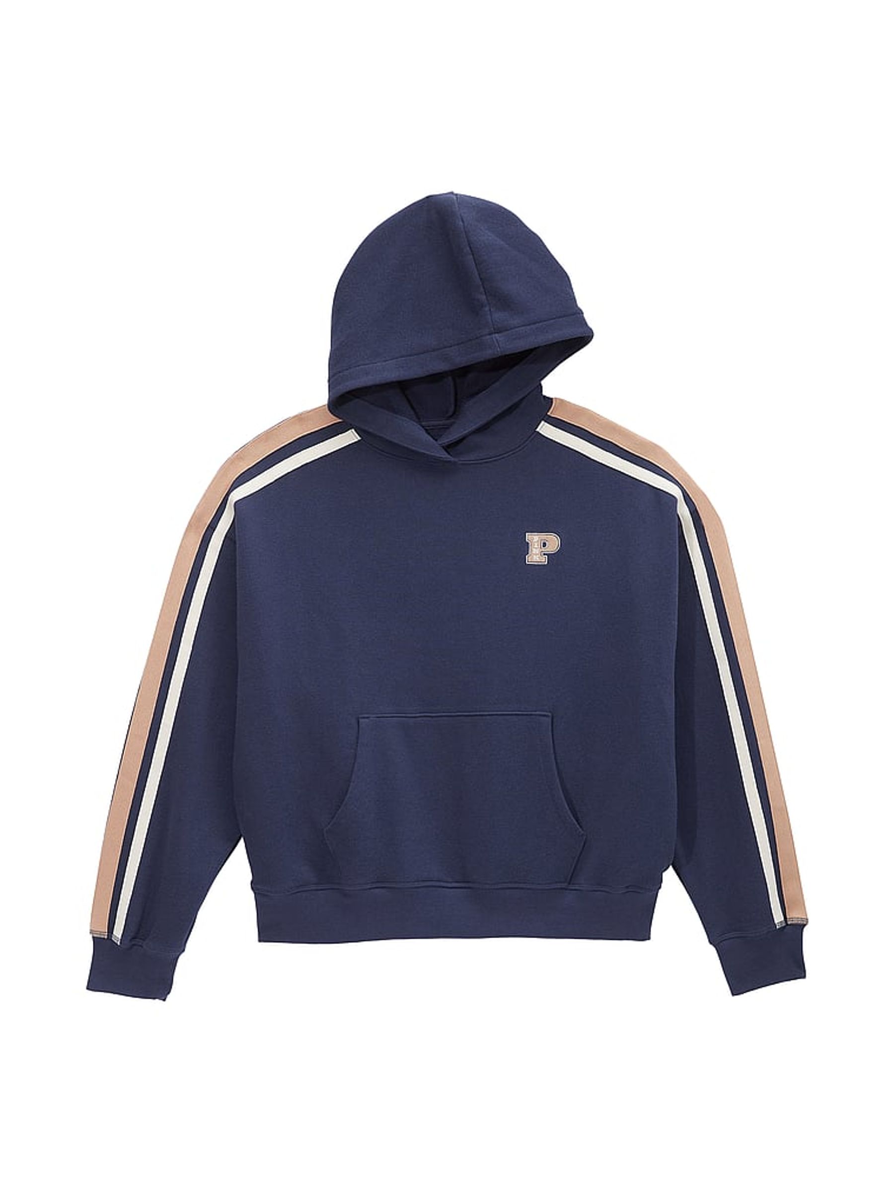 Midnight Navy Blue Pullover Fleece Hoodie - Image 3 of 3