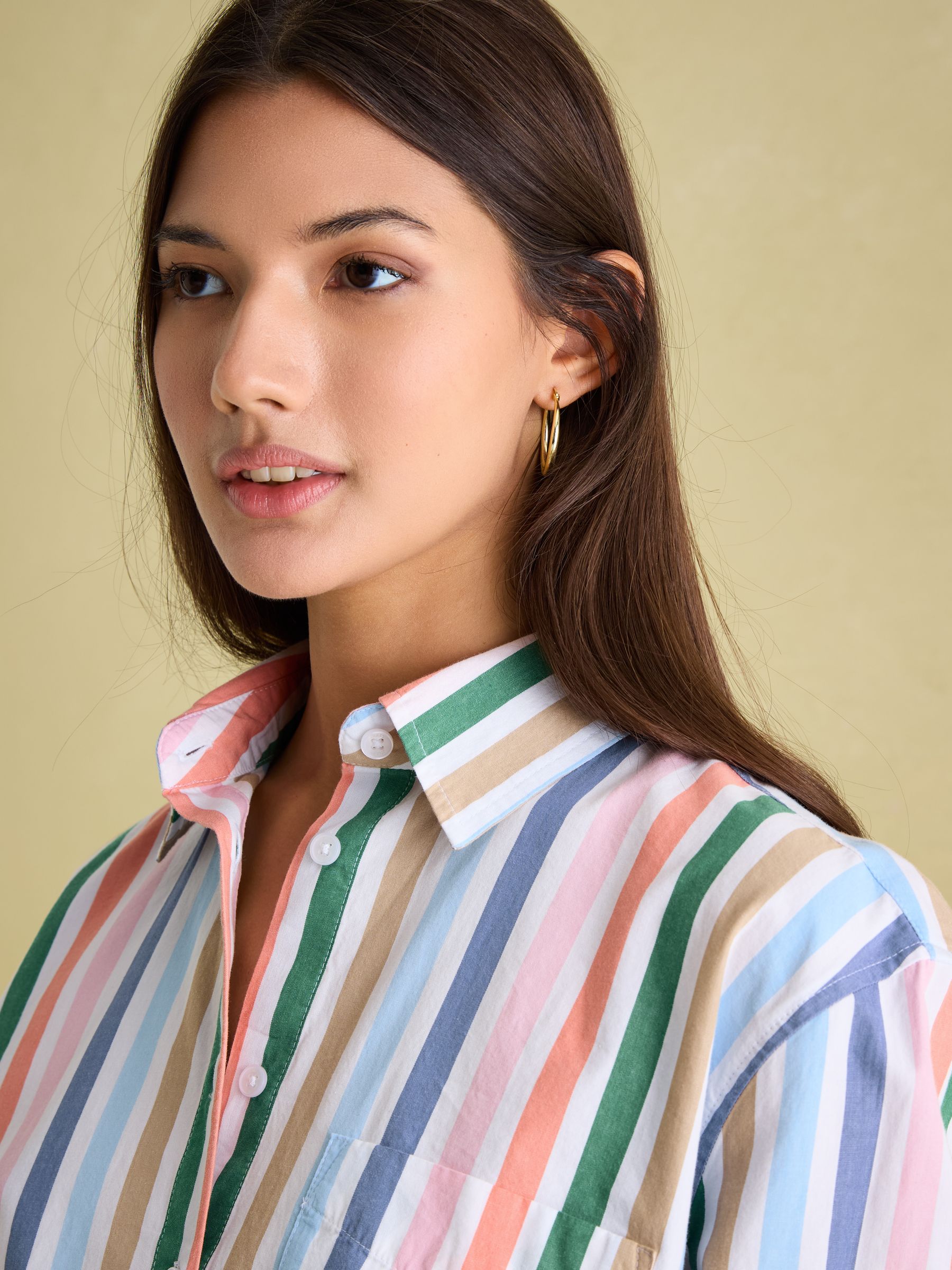 Amilla Stripe Cotton Shirt - Image 4 of 5