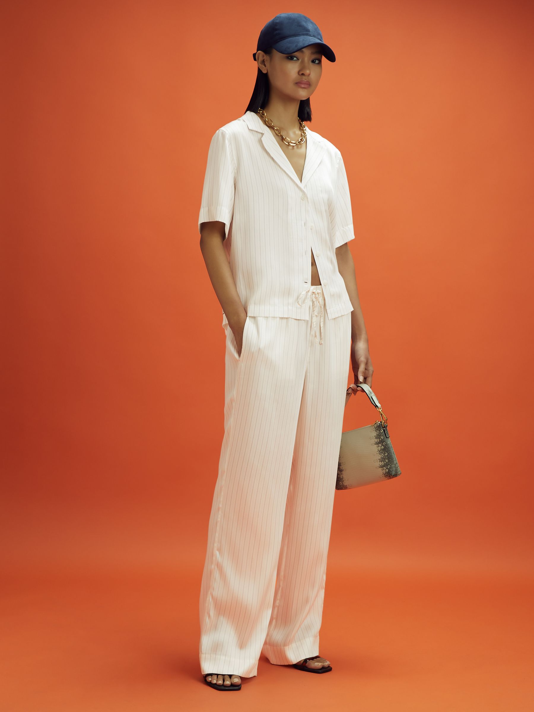 McLaren F1 Monte Carlo Exclusive Cuban Collar Shirt in White Multi - Image 6 of 9