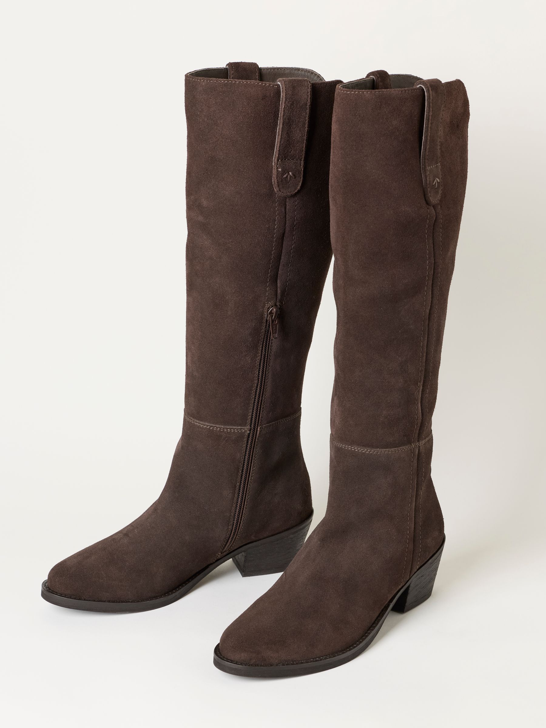 Chocolate Brown Sherbourne Suede Knee High Boots - Image 4 of 5