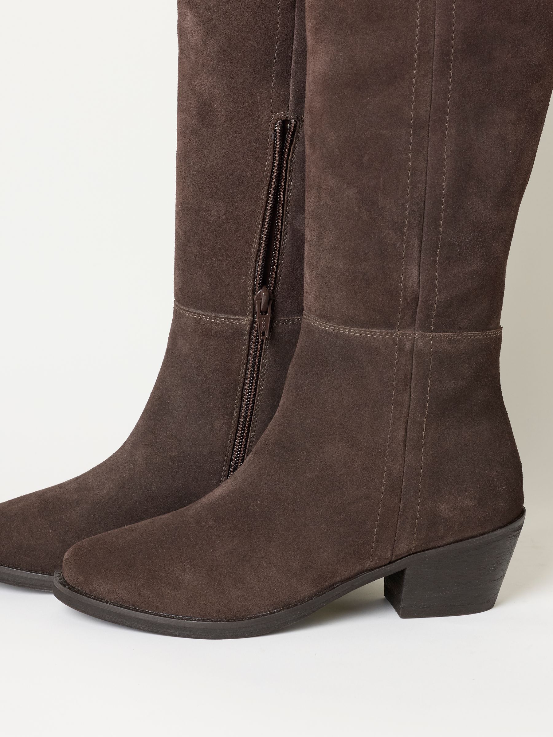 Chocolate Brown Sherbourne Suede Knee High Boots - Image 5 of 5
