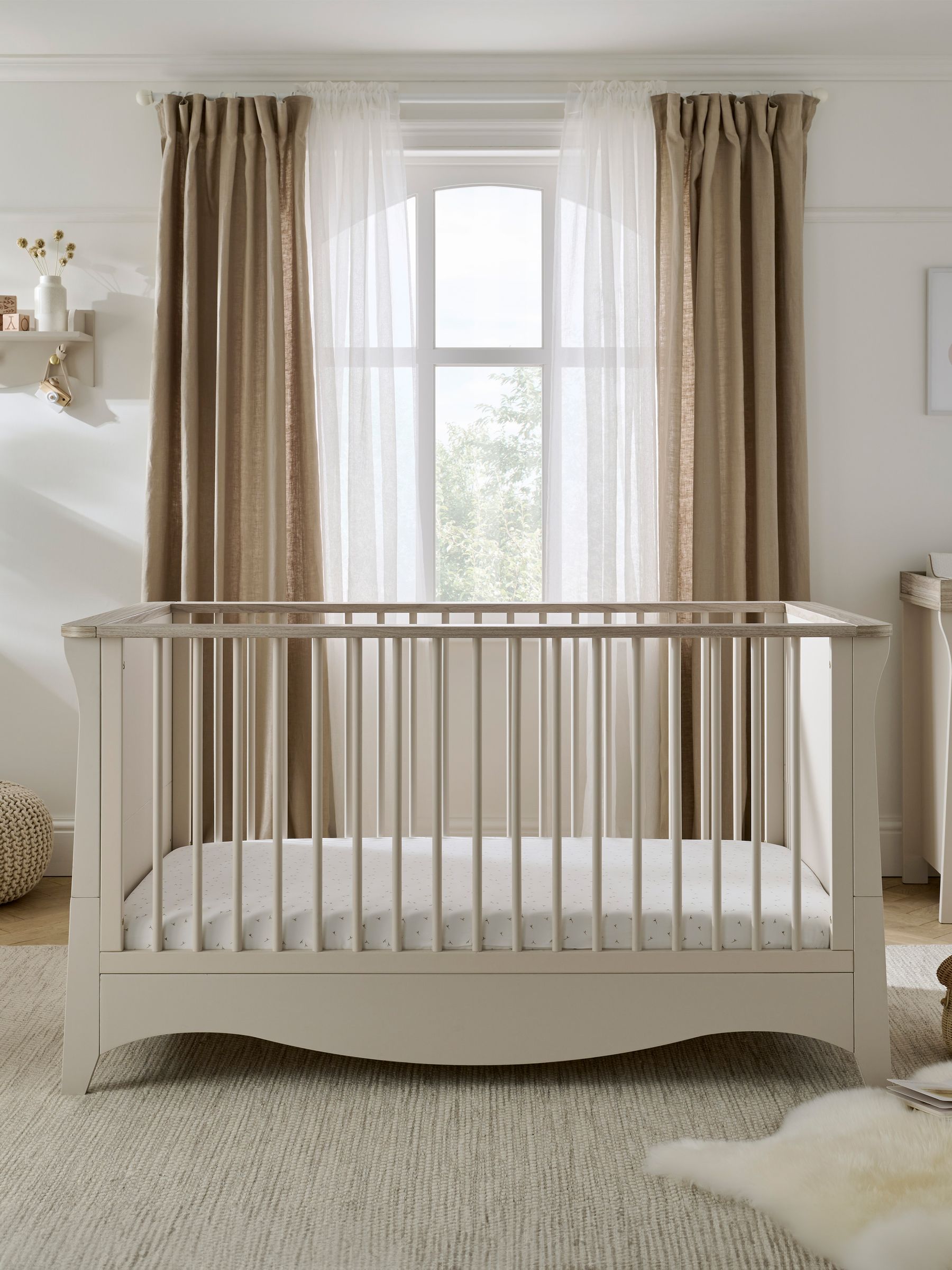 CuddleCo Cashmere Clara Cot Bed - Image 1 of 6