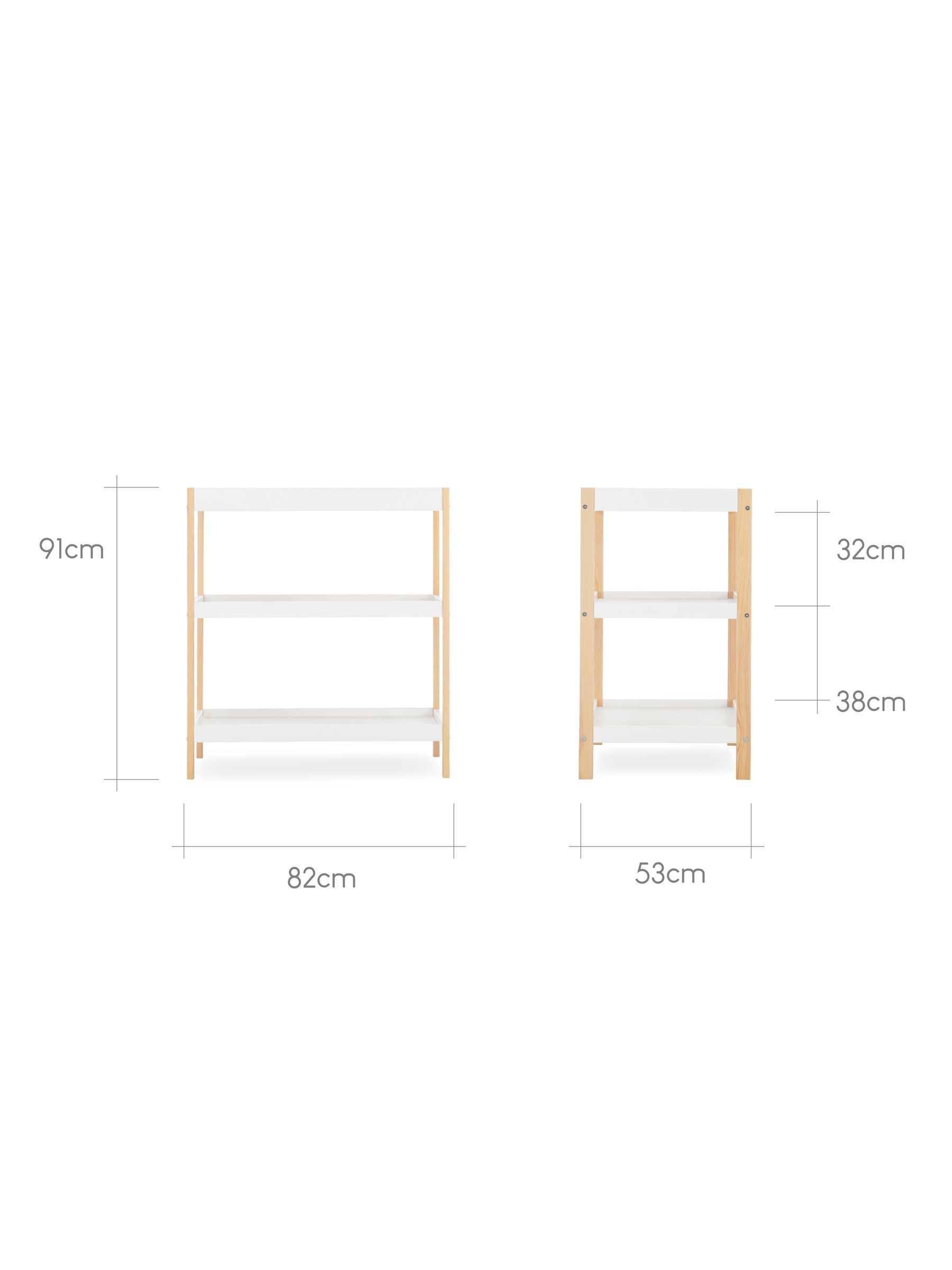 CuddleCo White Nola 2 Piece Nursery Furniture Set - Image 7 of 7