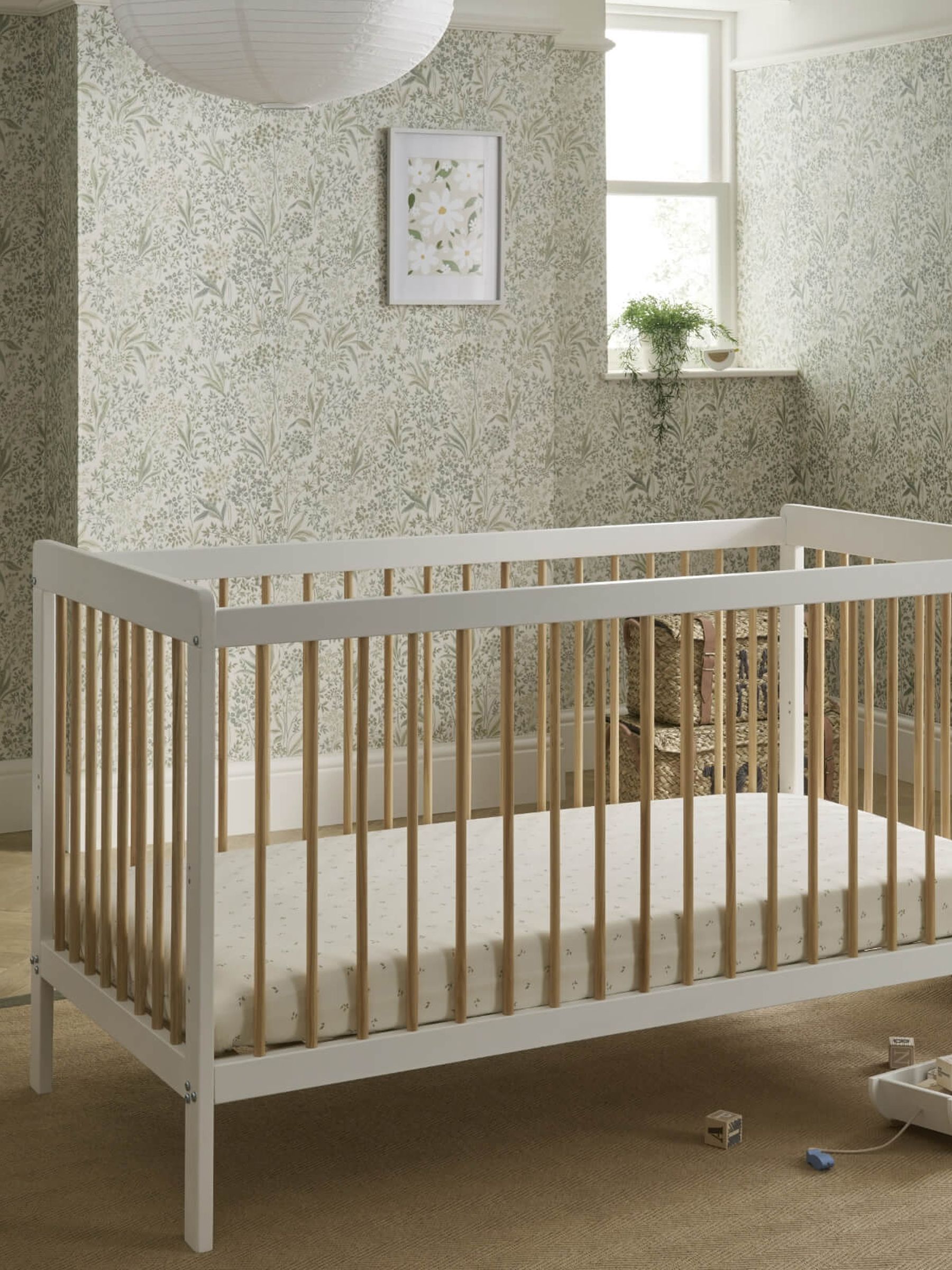Cuddleco White Nola Cot Bed - Image 1 of 6