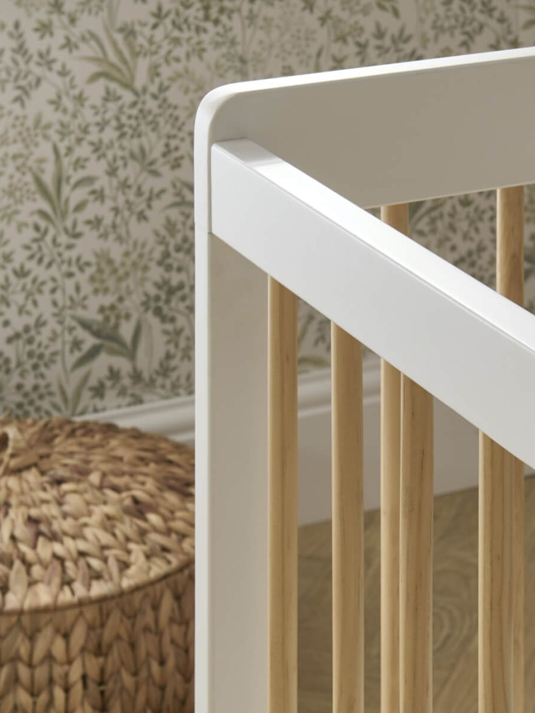 Cuddleco White Nola Cot Bed - Image 4 of 6