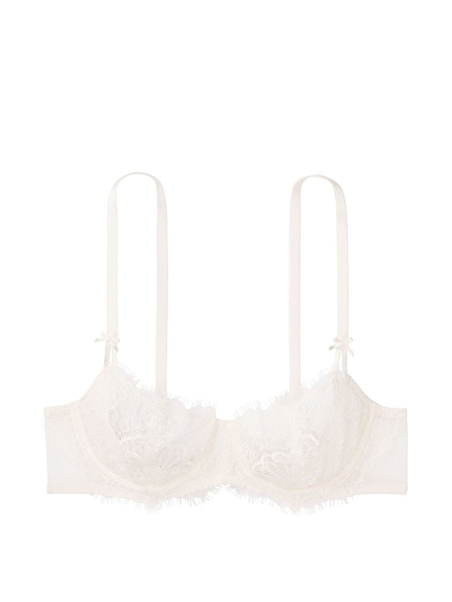 Coconut White Lace Unlined Balcony Bra - Image 2 of 3