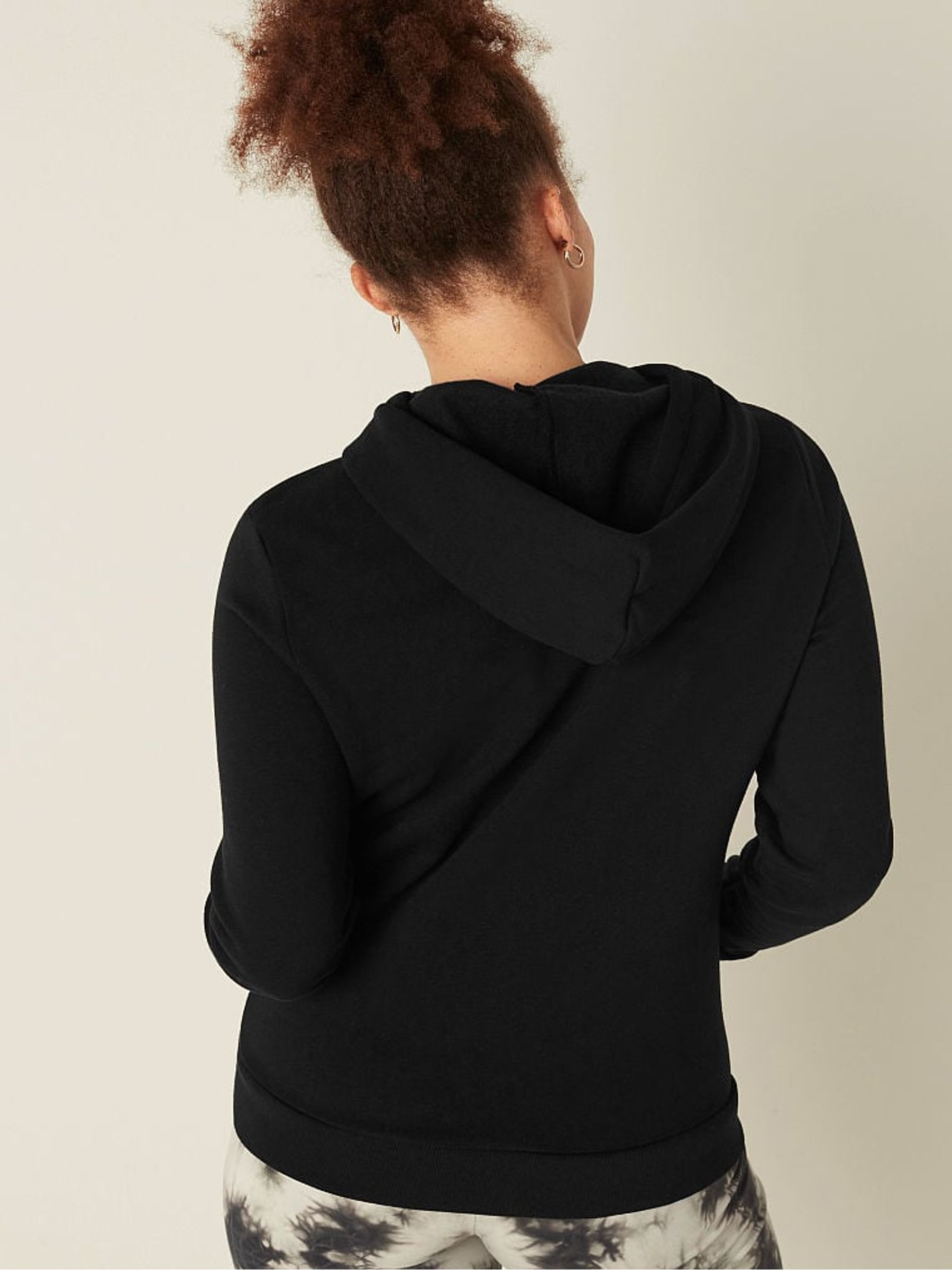 Black Classic Logo Script Hoodie - Image 2 of 3