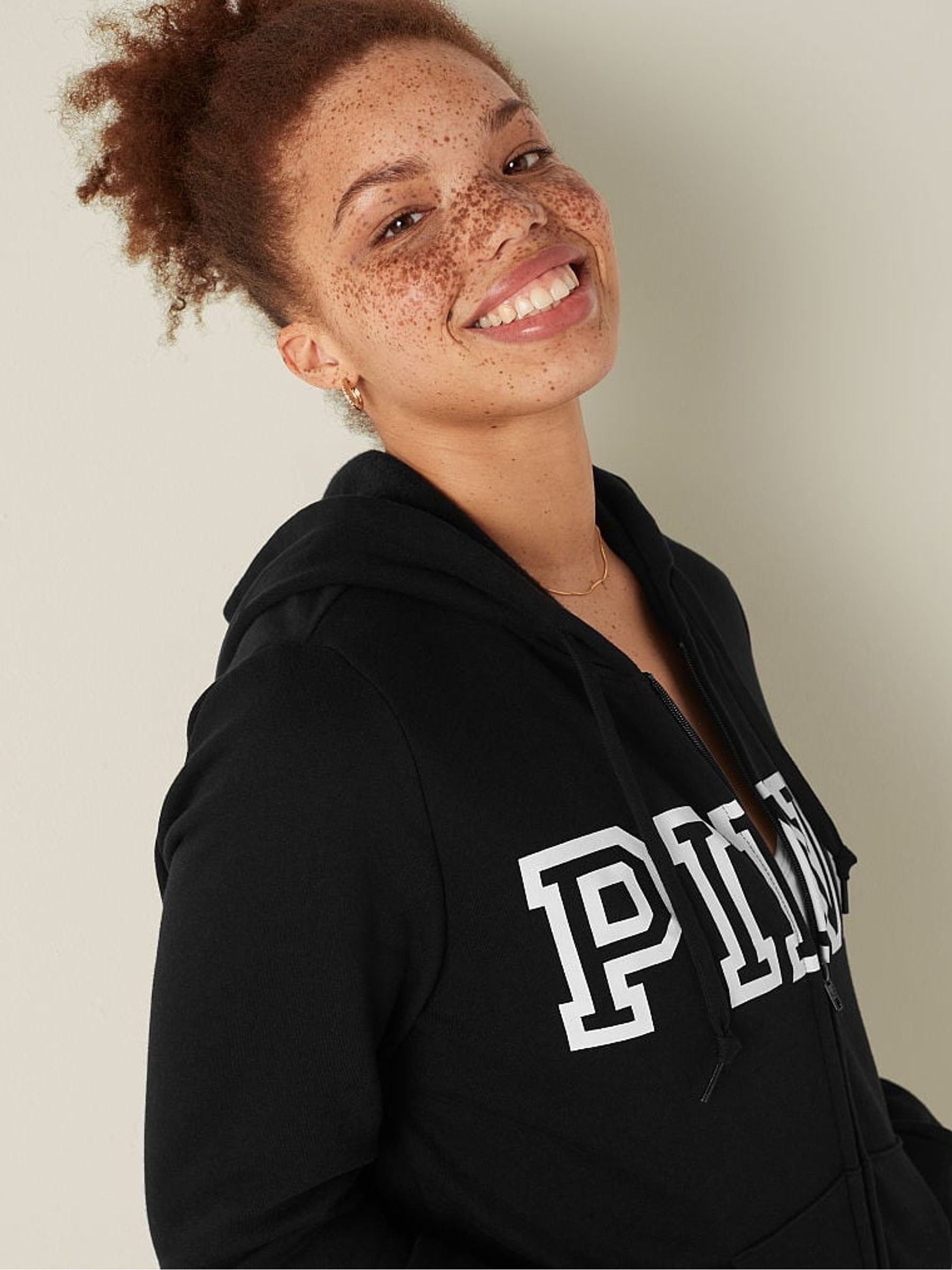 Black Classic Logo Script Hoodie - Image 3 of 3