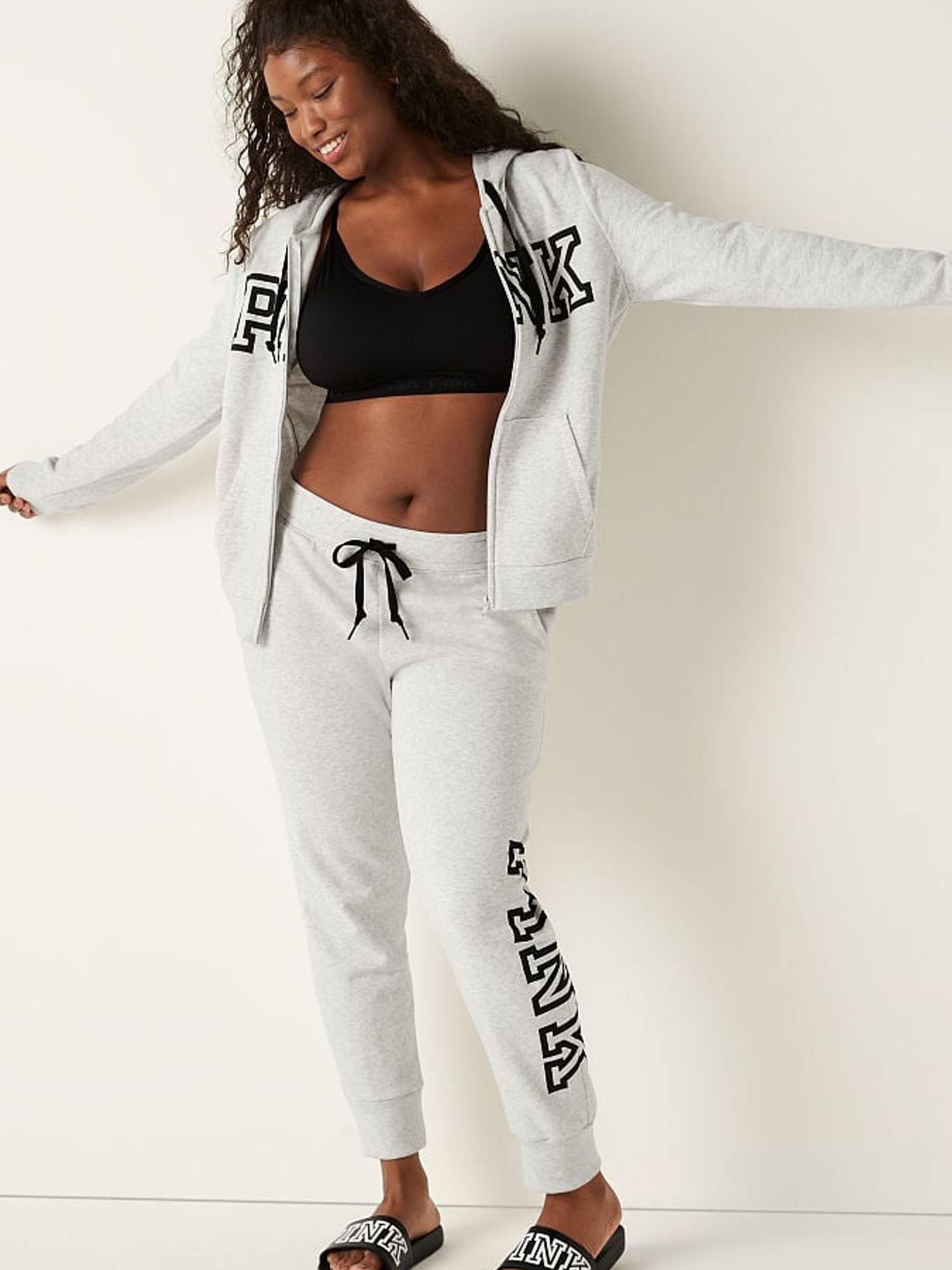 Heather Stone Grey Fleece Lounge Jogger - Image 3 of 5