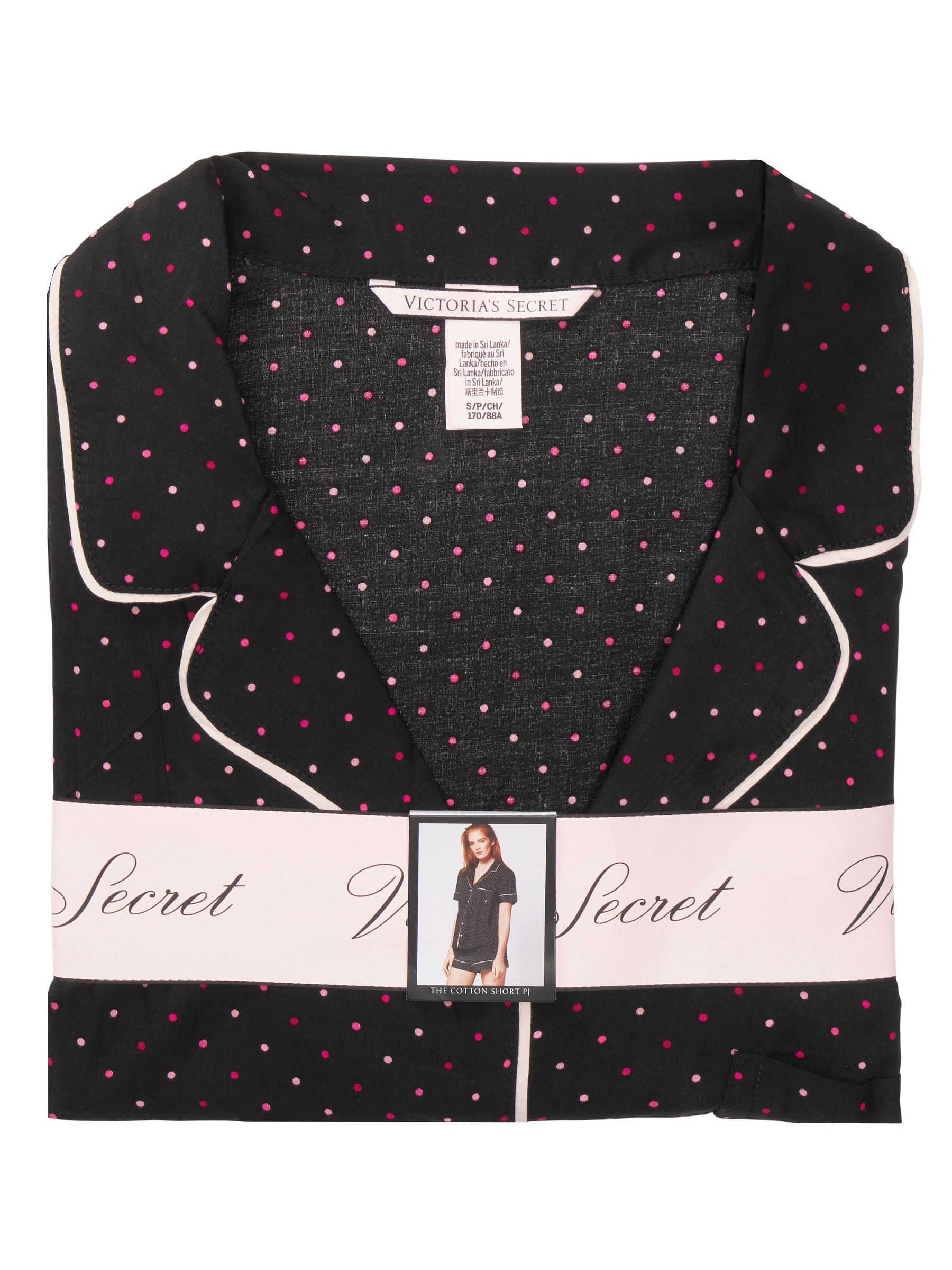 Black Orchid Dot Cotton Short Pyjamas - Image 4 of 4