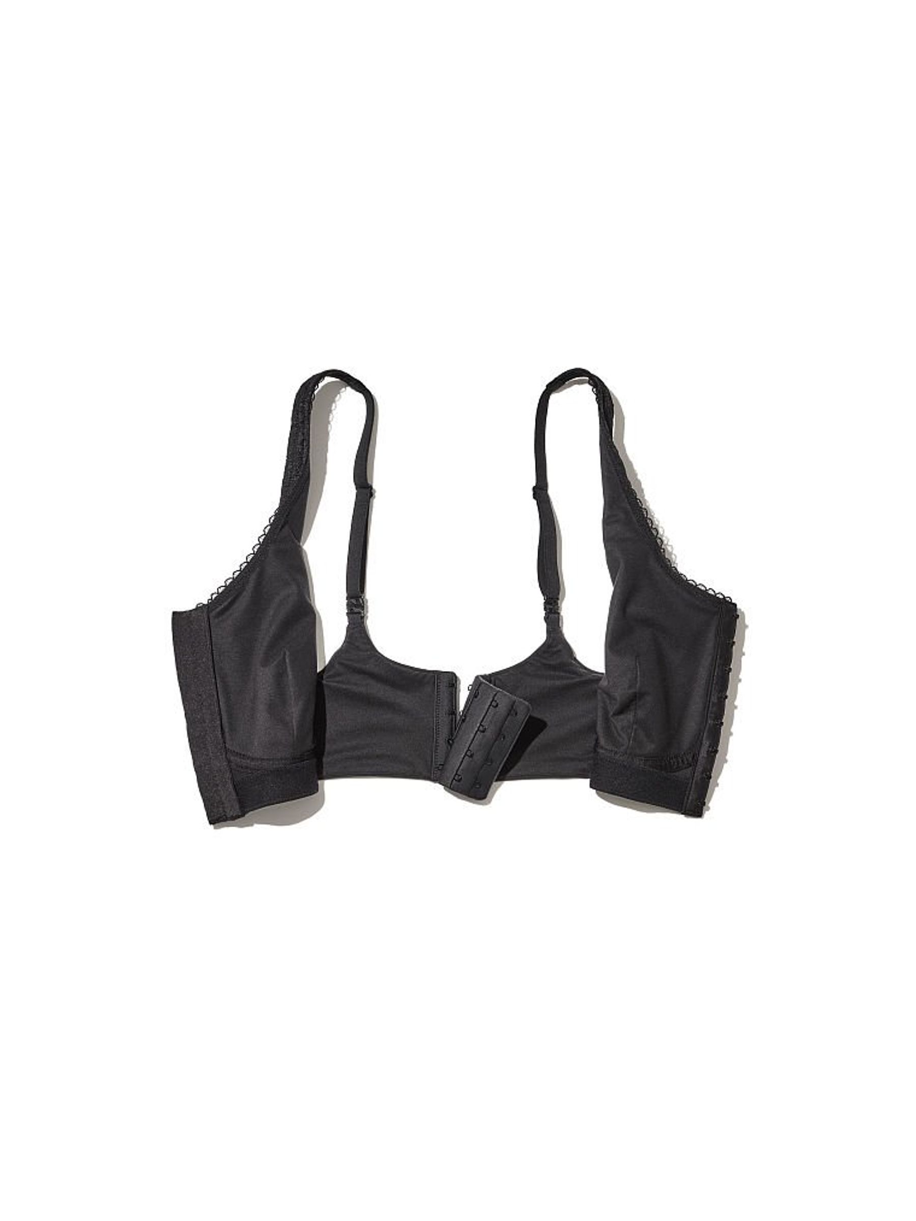 Black Front Fastening Post Surgery Unlined Bra - Image 2 of 3