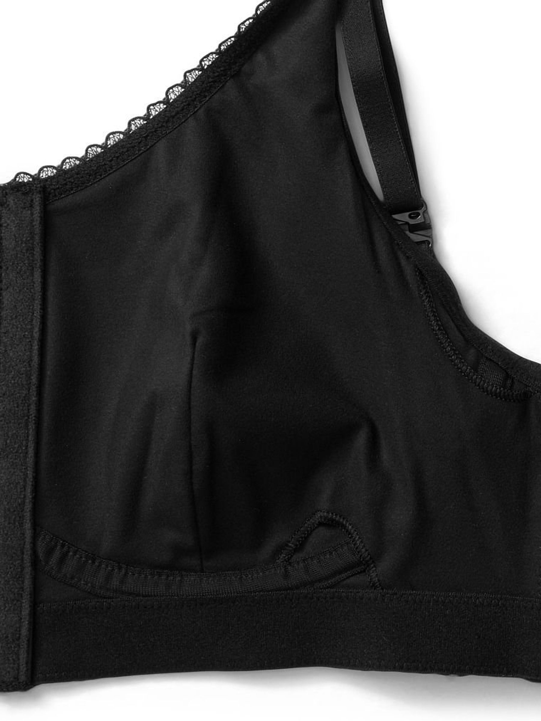 Black Front Fastening Post Surgery Unlined Bra - Image 3 of 3