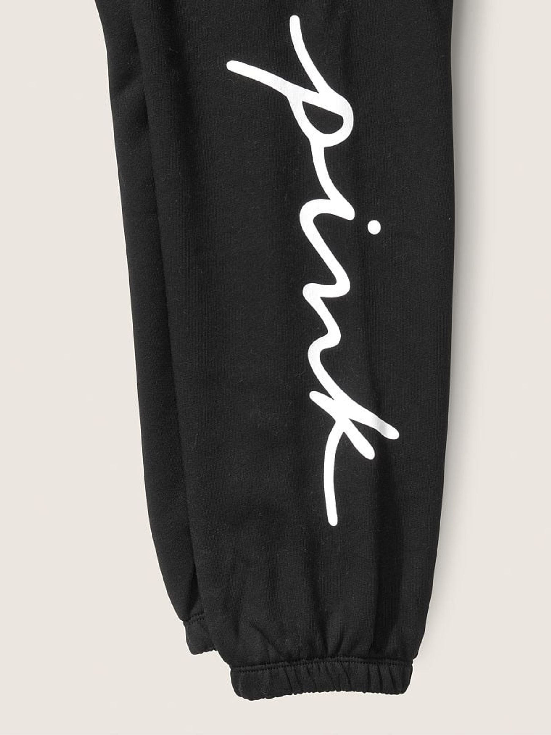 Pure Black Script Script Logo Jogger - Image 4 of 4