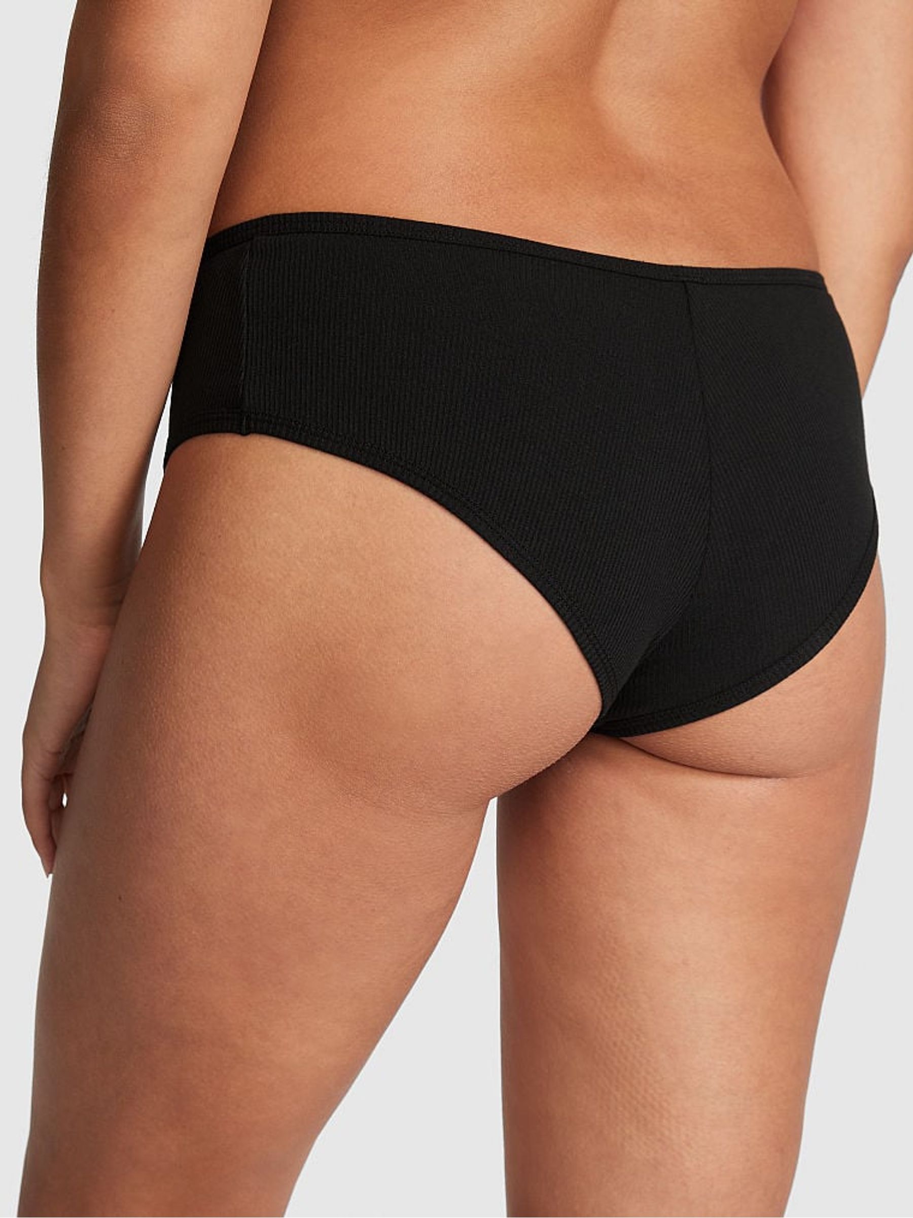 Black Butterfly Cotton Cheeky Knickers - Image 2 of 3
