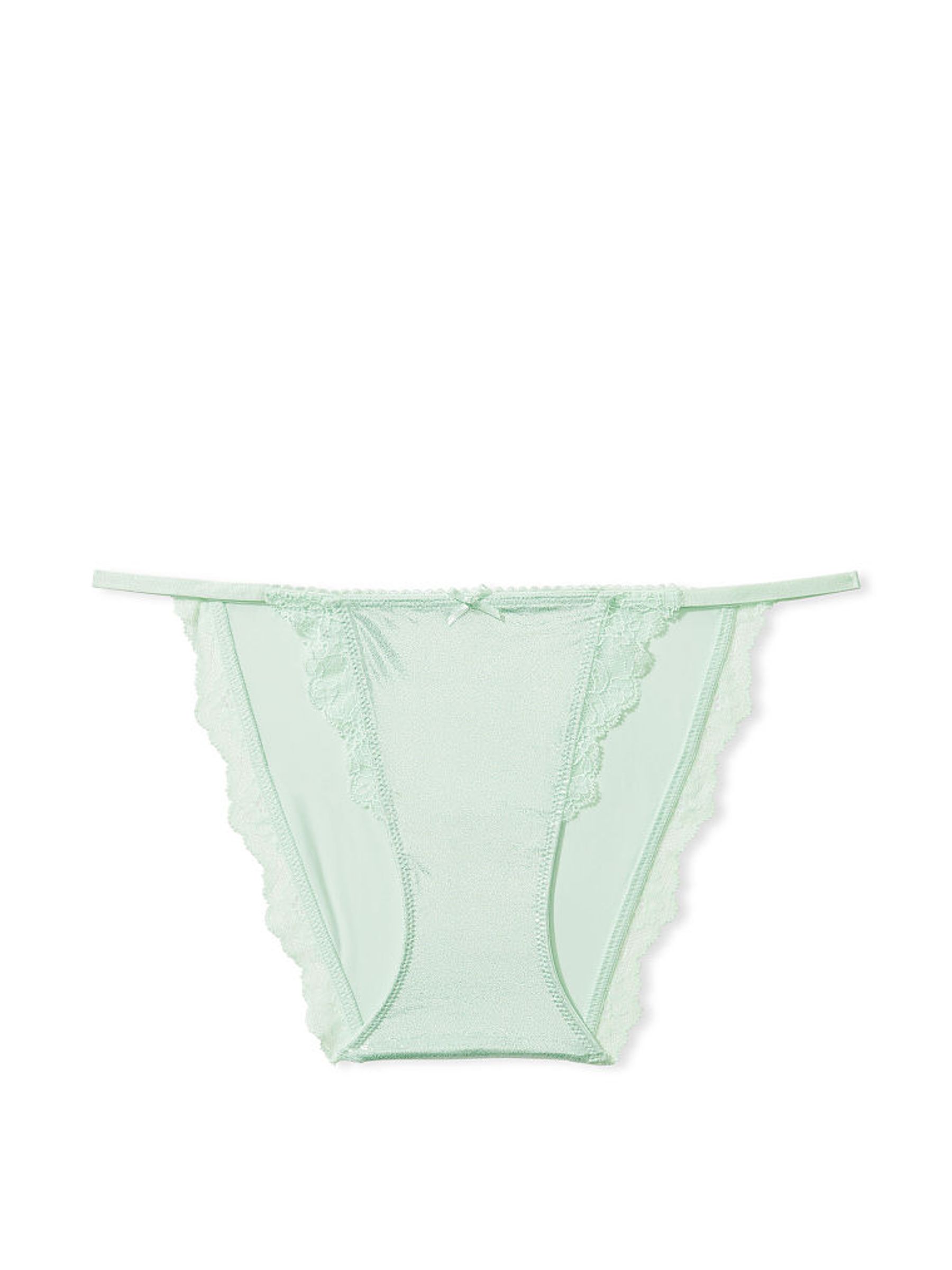 Misty Jade Foil Green Bikini Knickers - Image 3 of 3