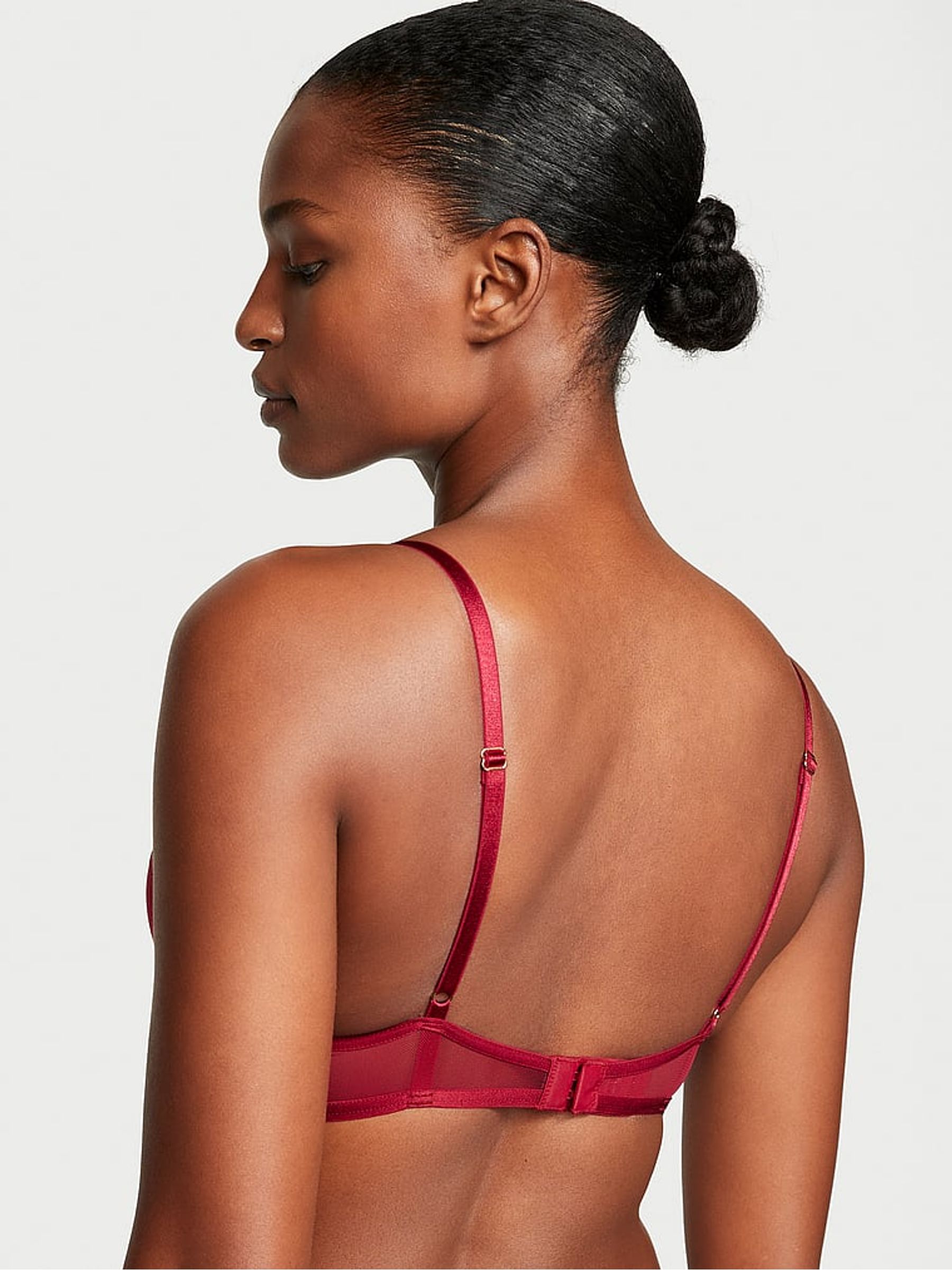 Red Lacquer Push Up Bra - Image 2 of 3