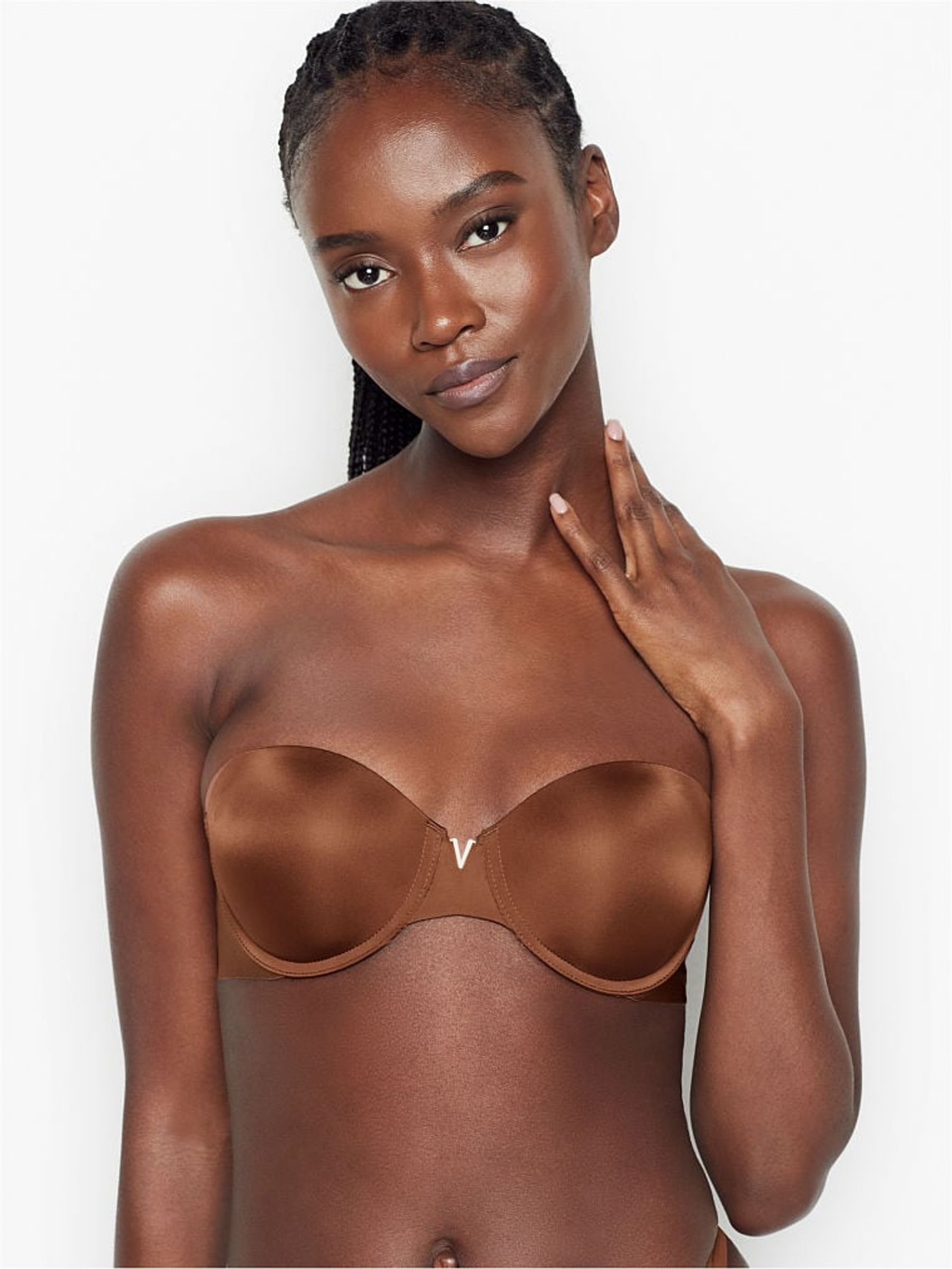 Dark Roast Nude Smooth Multiway Strapless Push Up Bra - Image 1 of 3