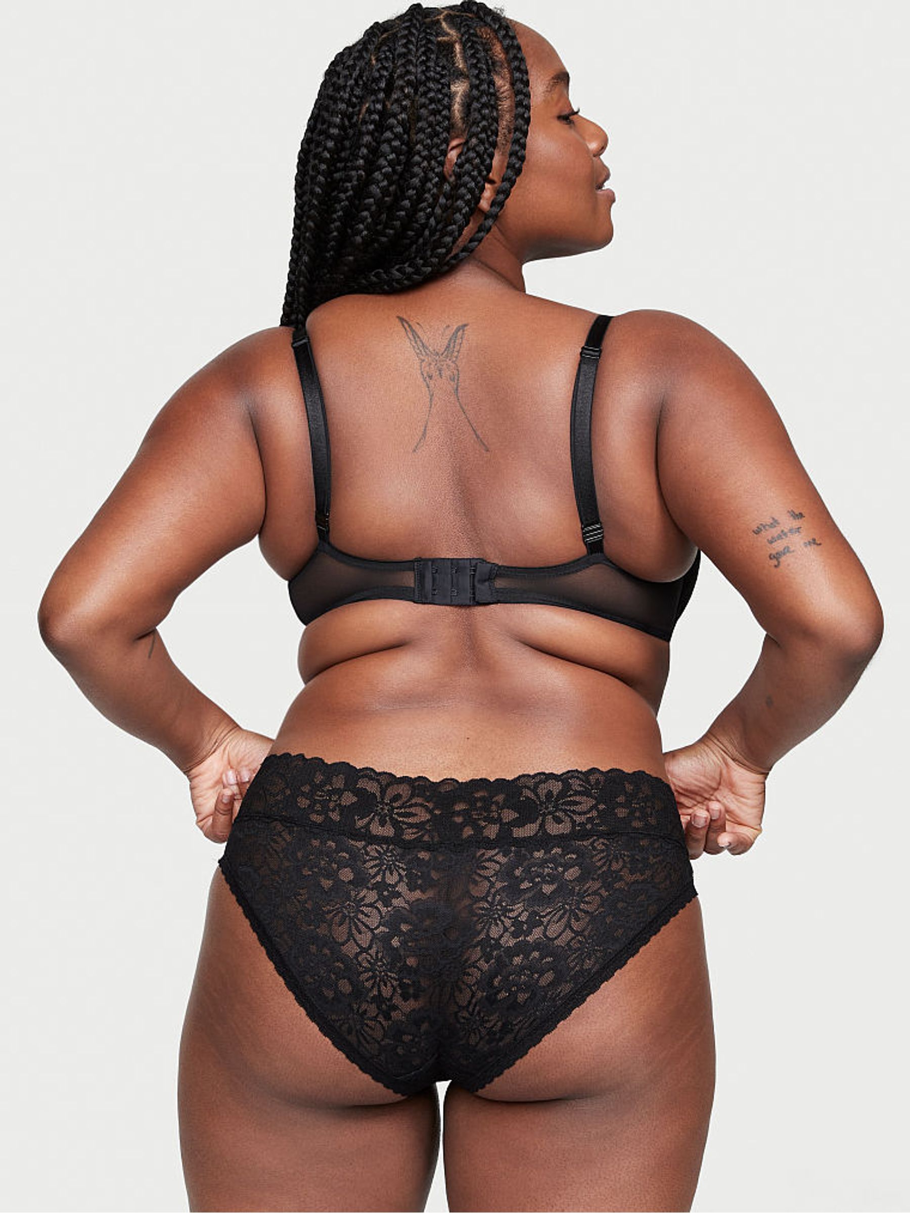 Black Hipster Lace Knickers - Image 2 of 3