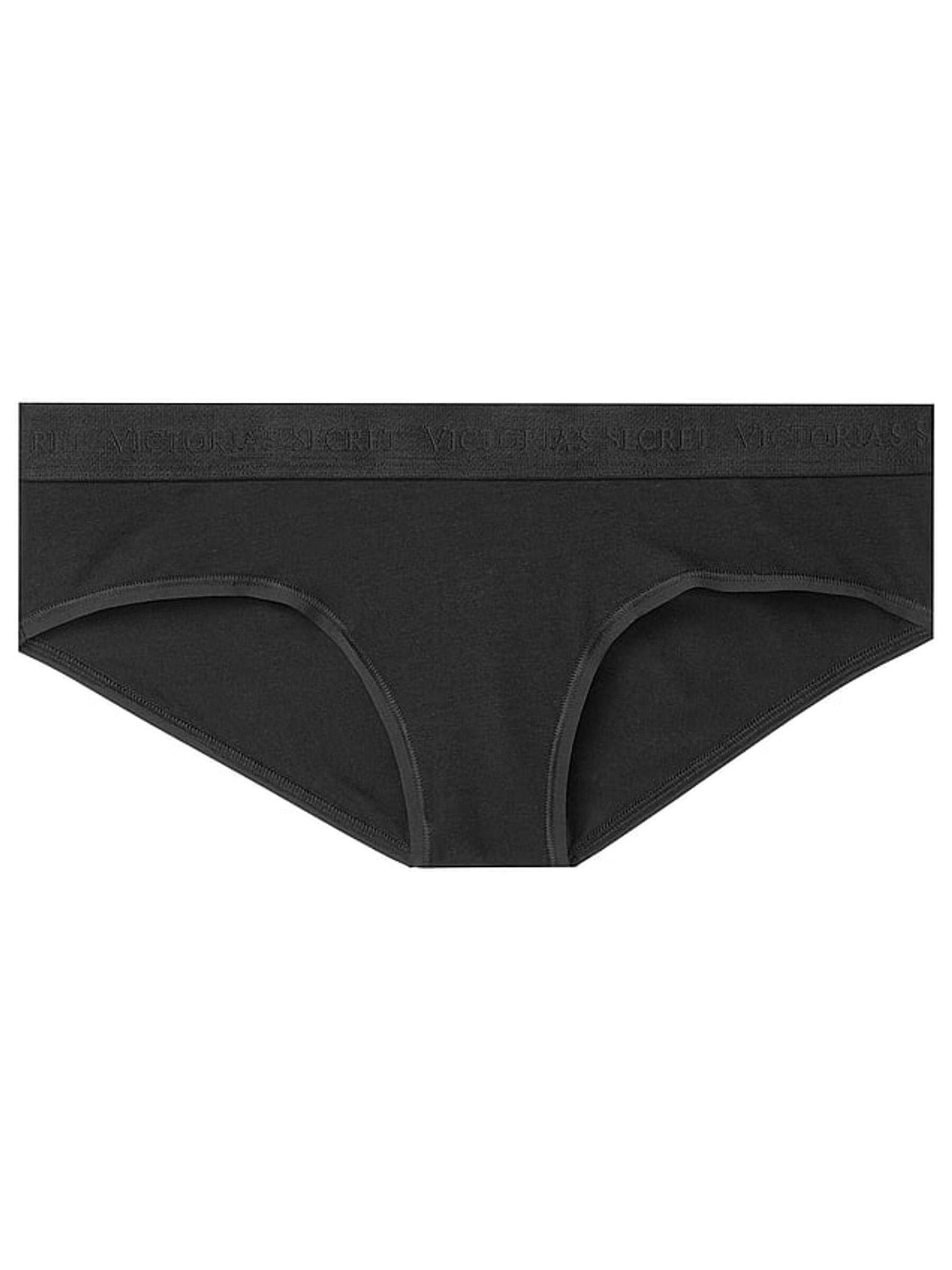 Black Logo Cotton Hipster Panty - Image 2 of 4