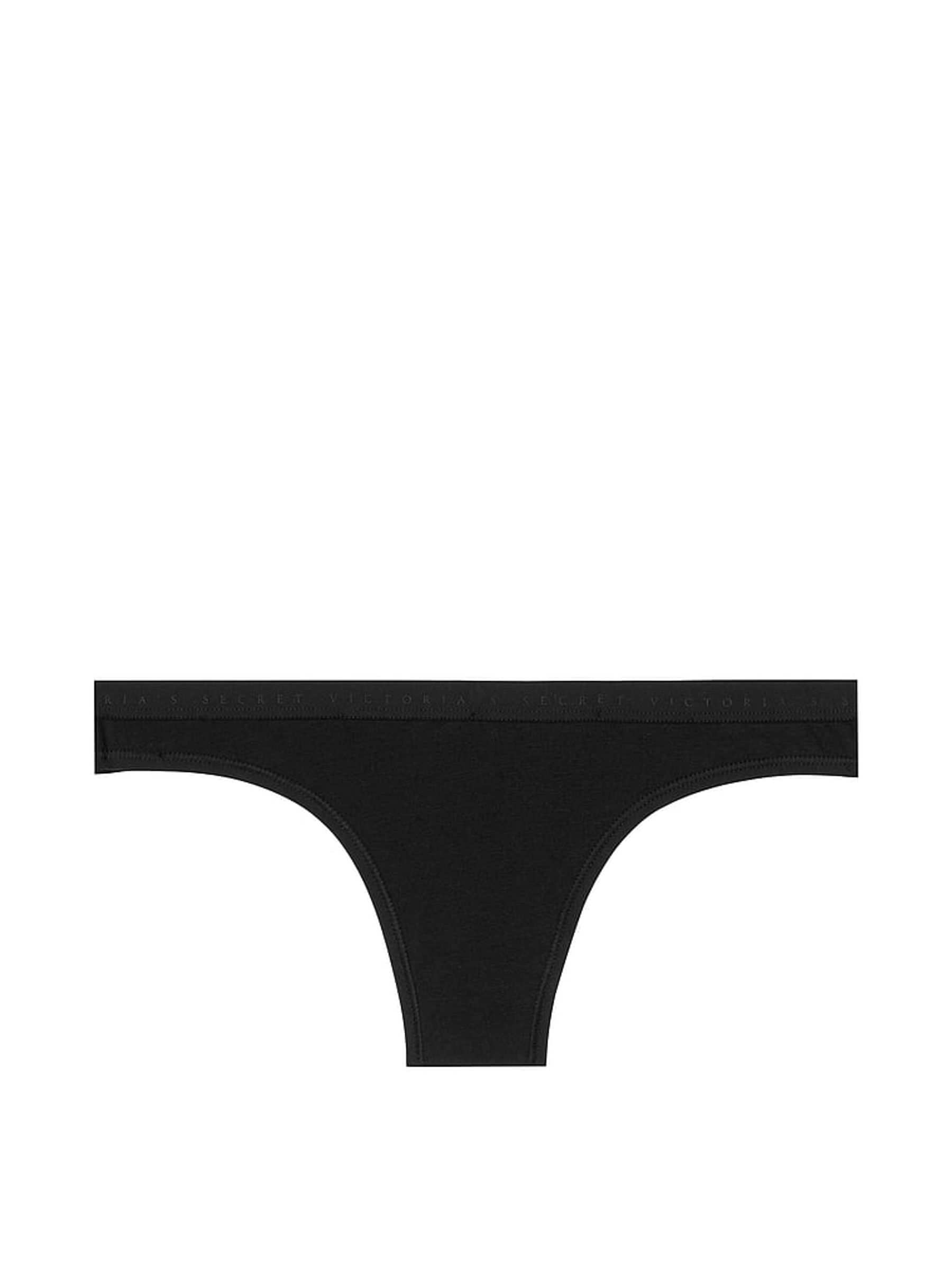 Black Stretch Cotton Thong Joggery - Image 3 of 3